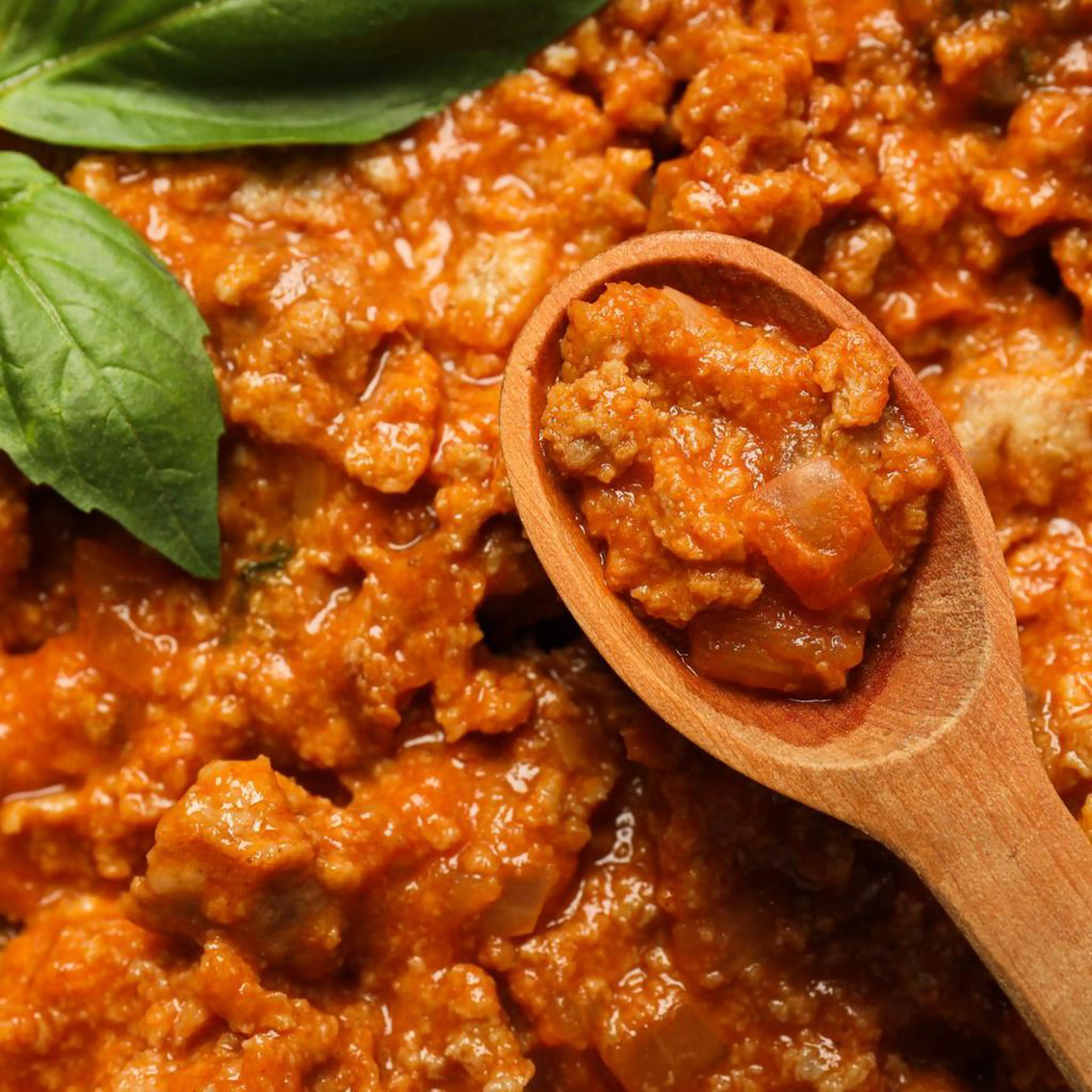 Diet ragù with meat