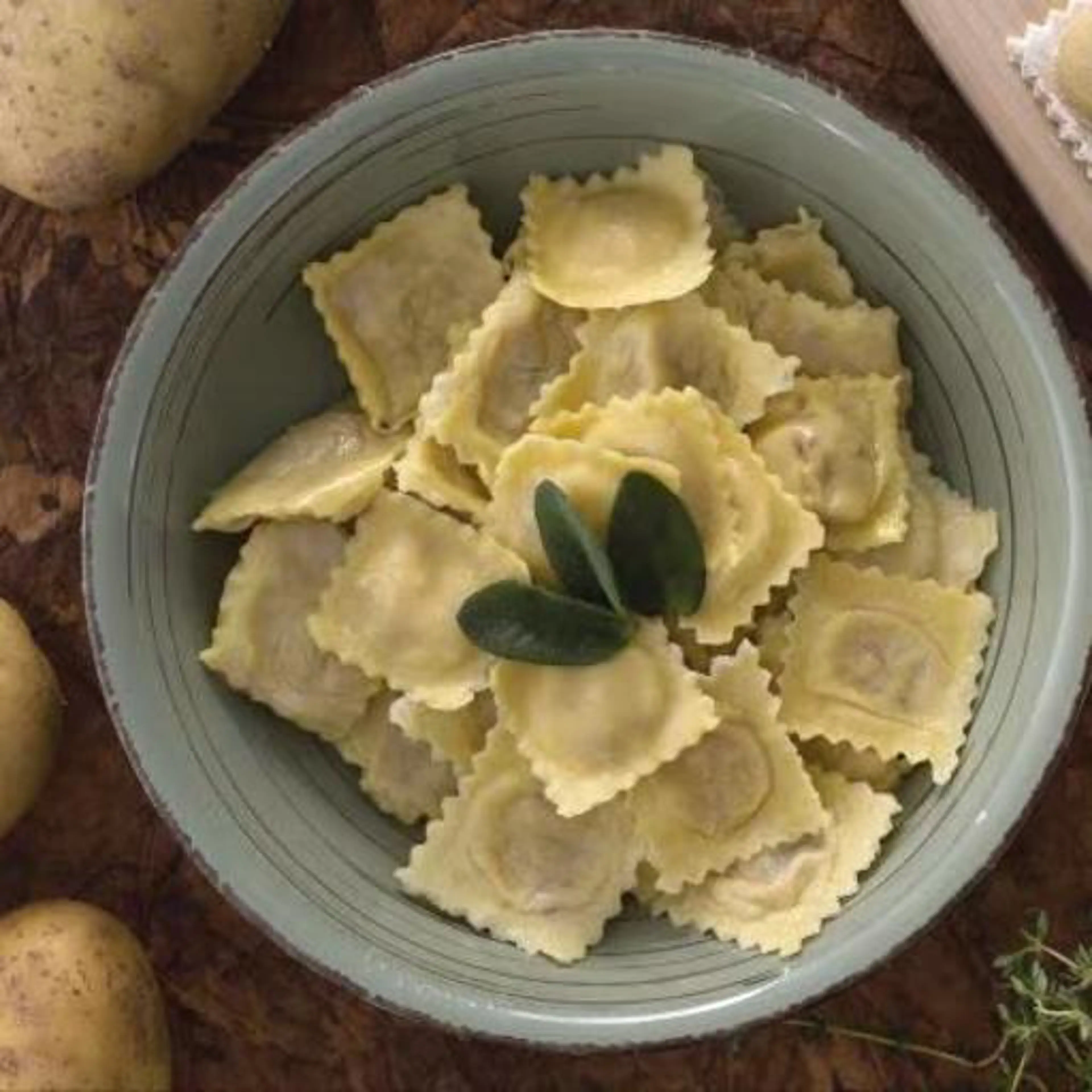 Raviolis de patata