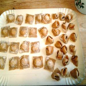 Ricottás ravioli fehér szarvasgombával