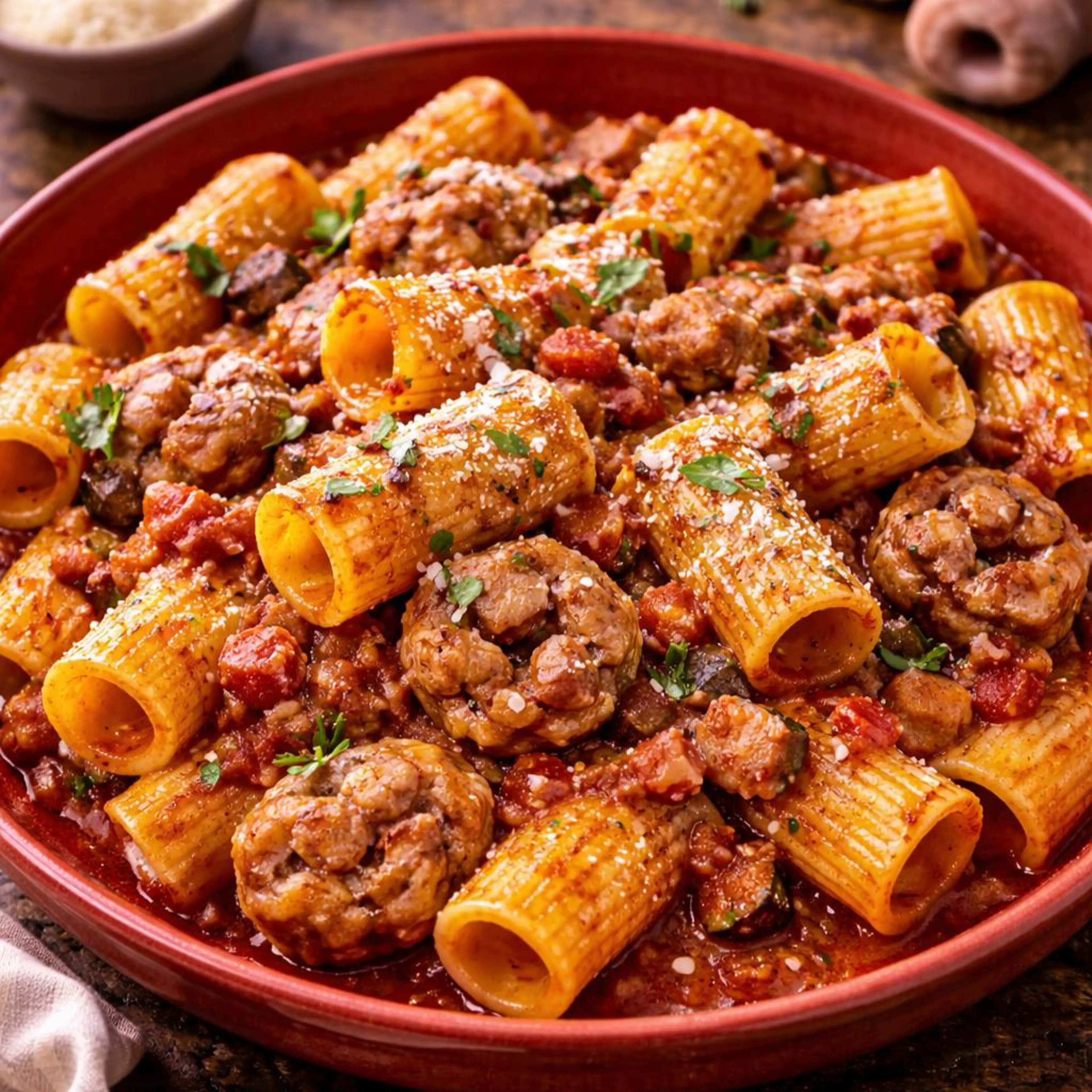 Rigatoni con la pajata
