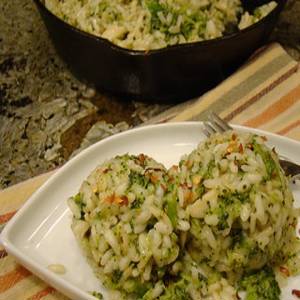 Riso integrale con broccoletti
