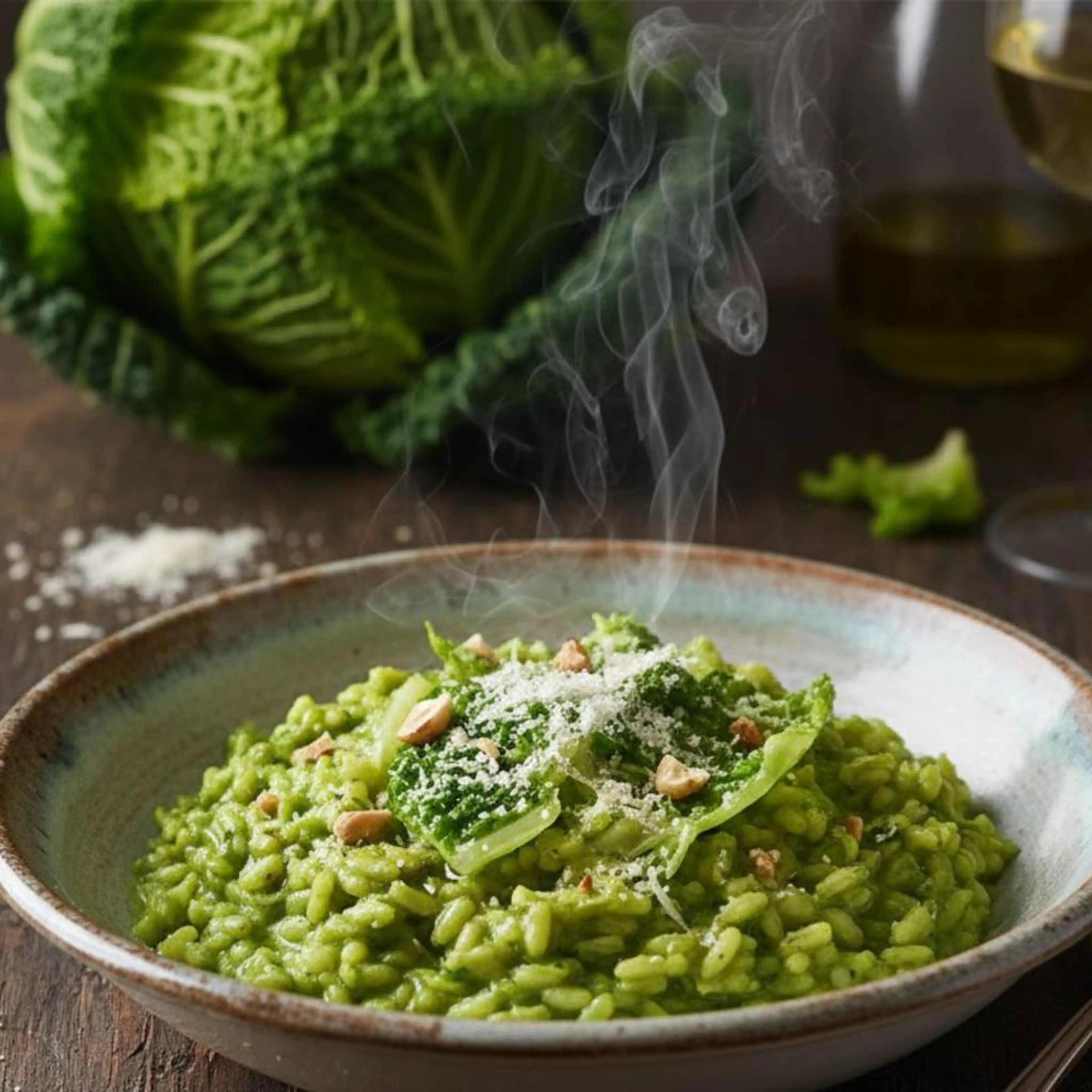 Risotto de col rizada