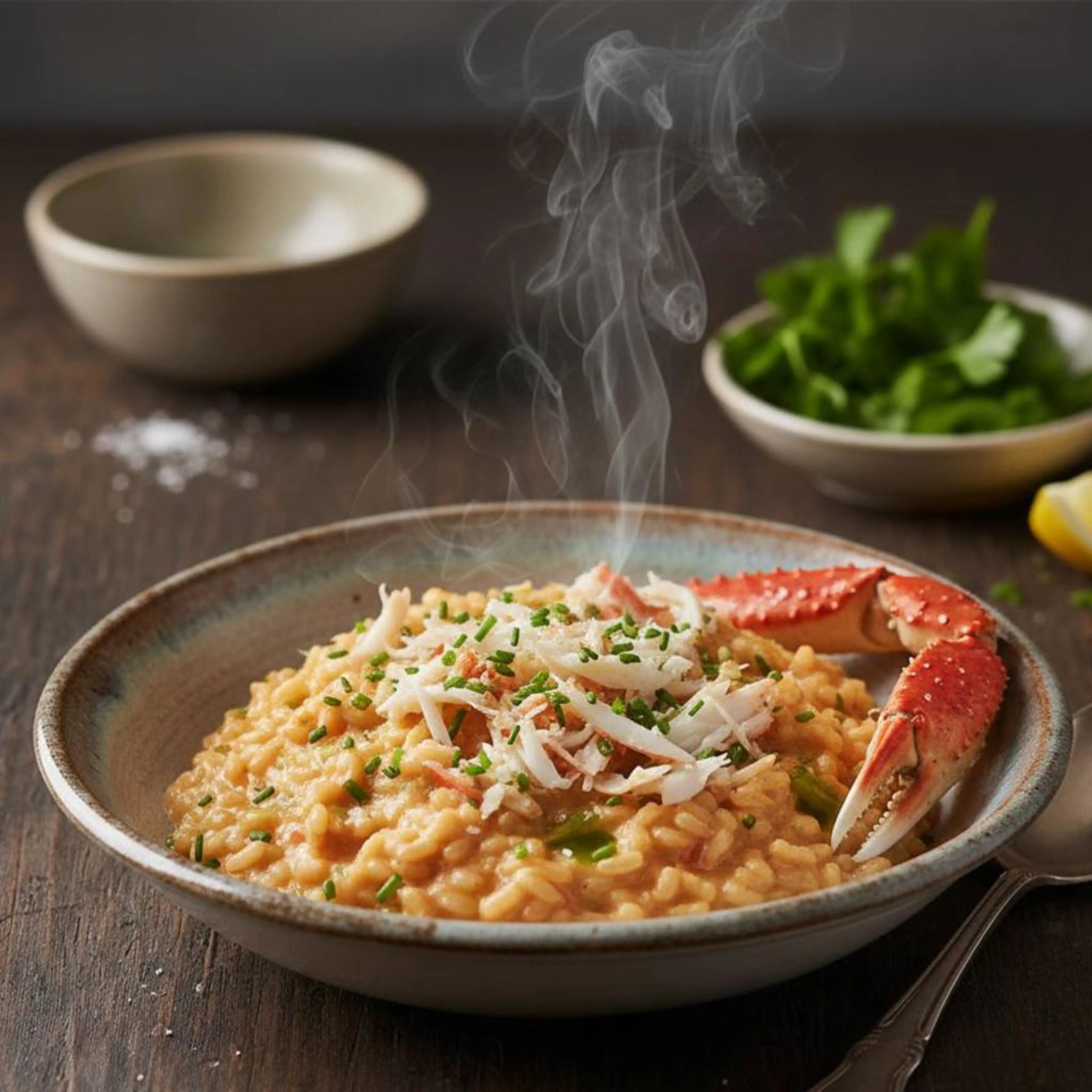 Risotto med krabba