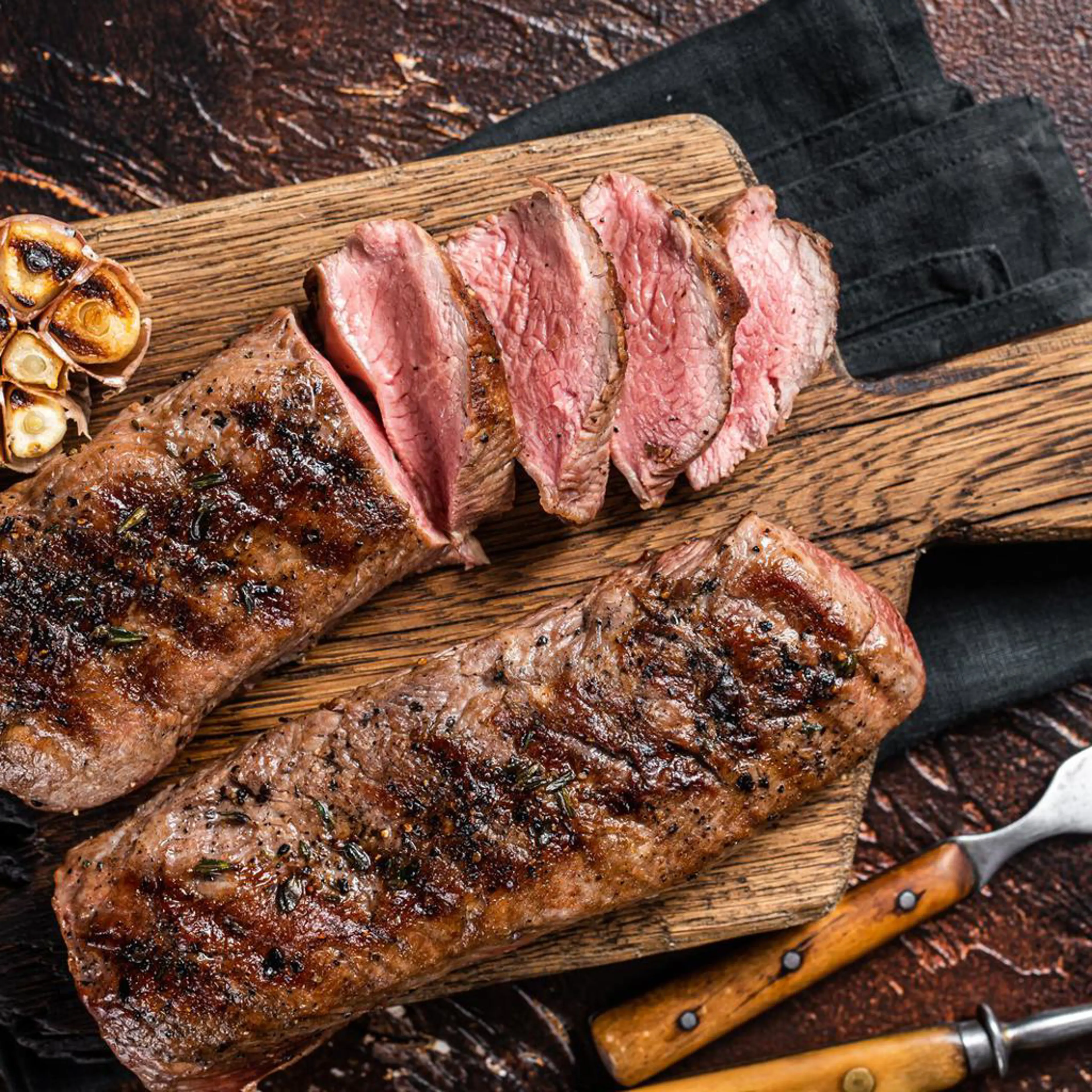 Roastbeef mit schwarzem Pfeffer