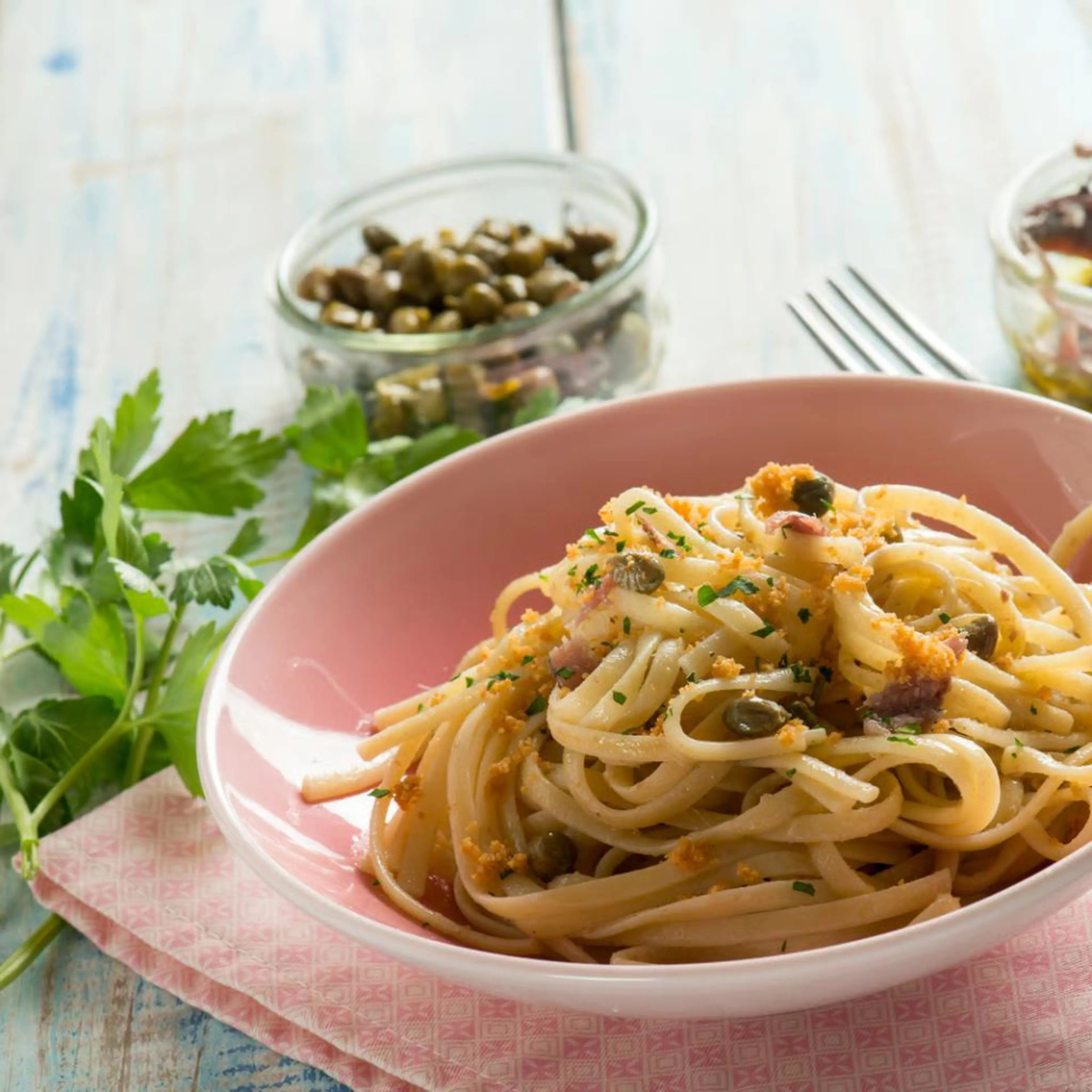Bavetas com bottarga