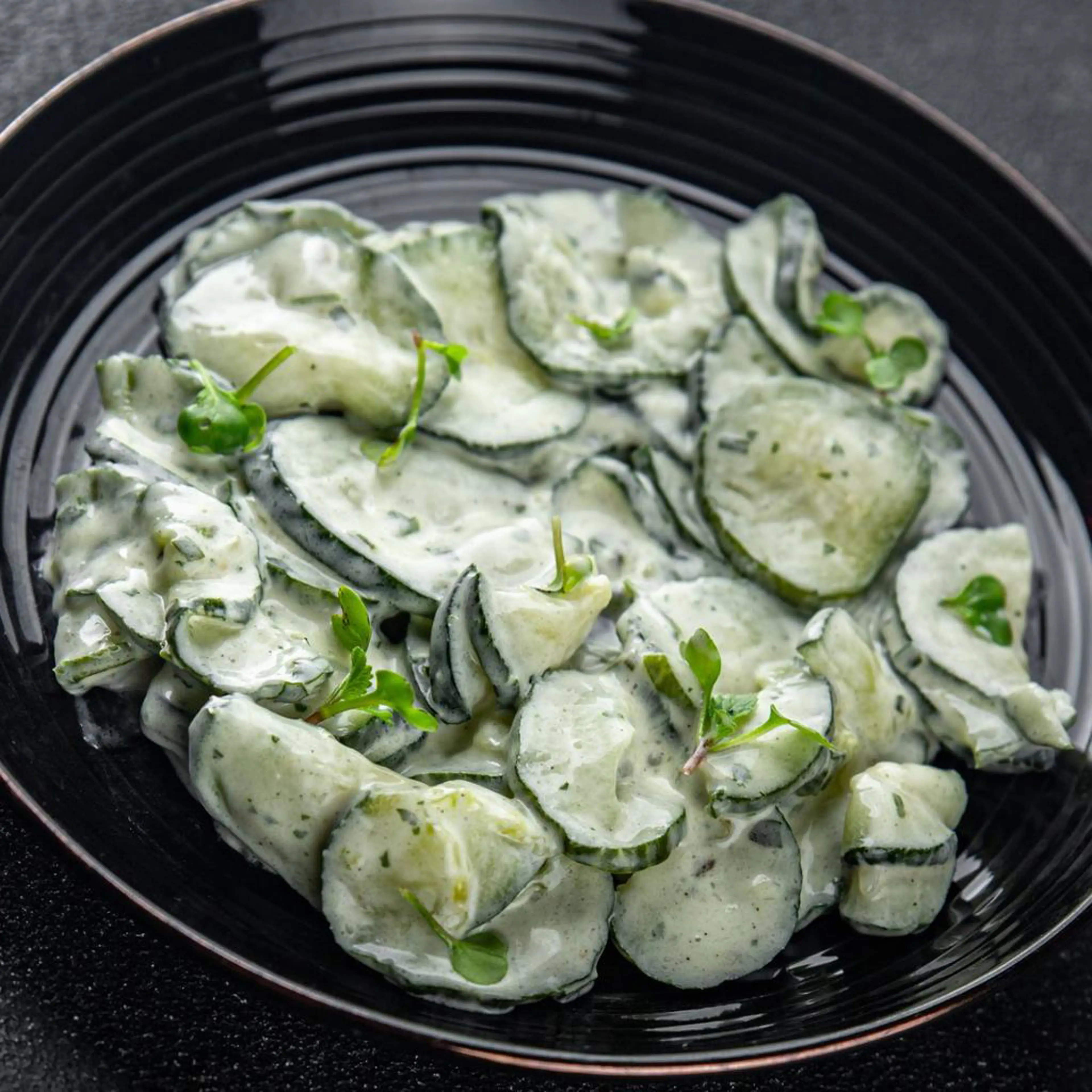 Molho de aneto e pepino