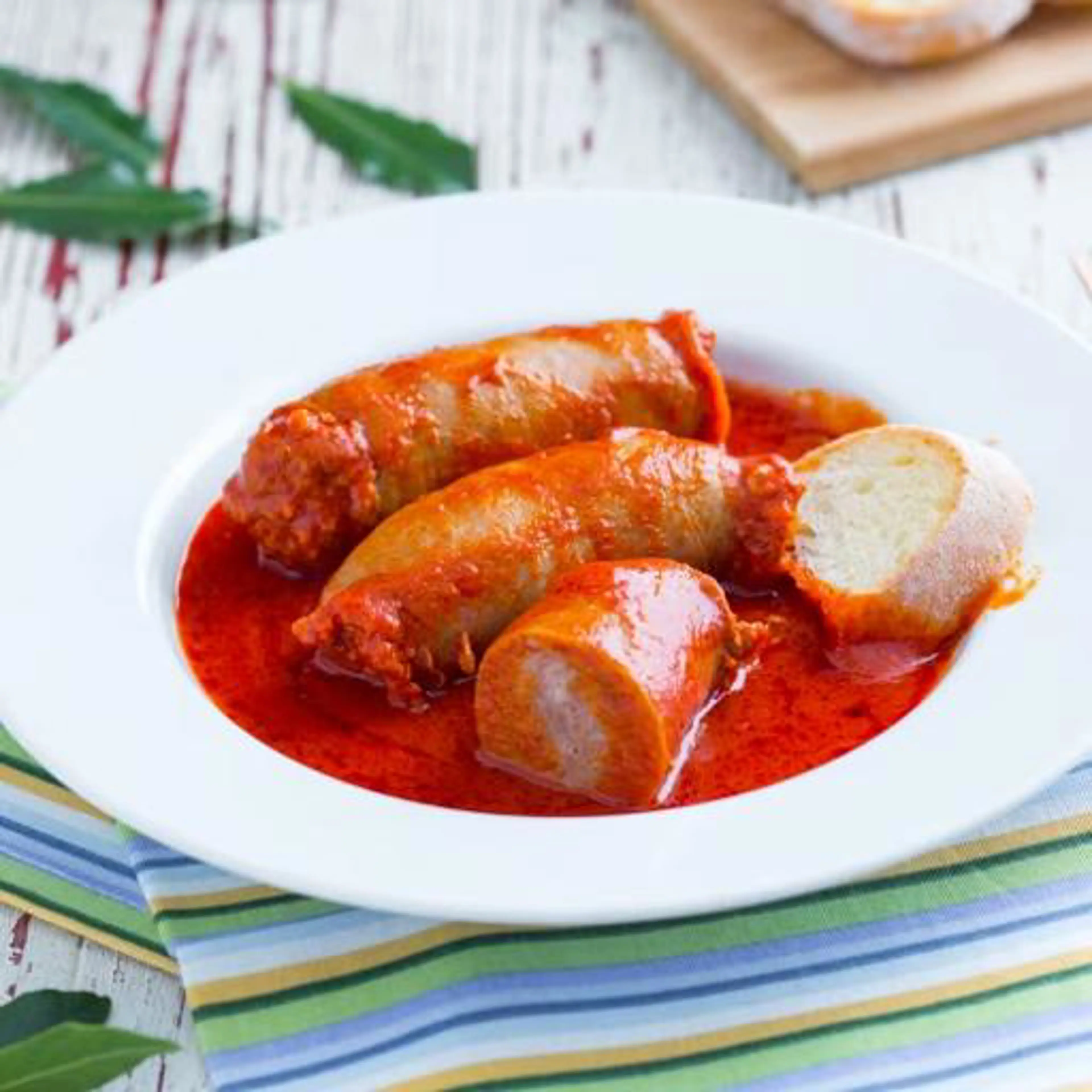 Tomato sausages