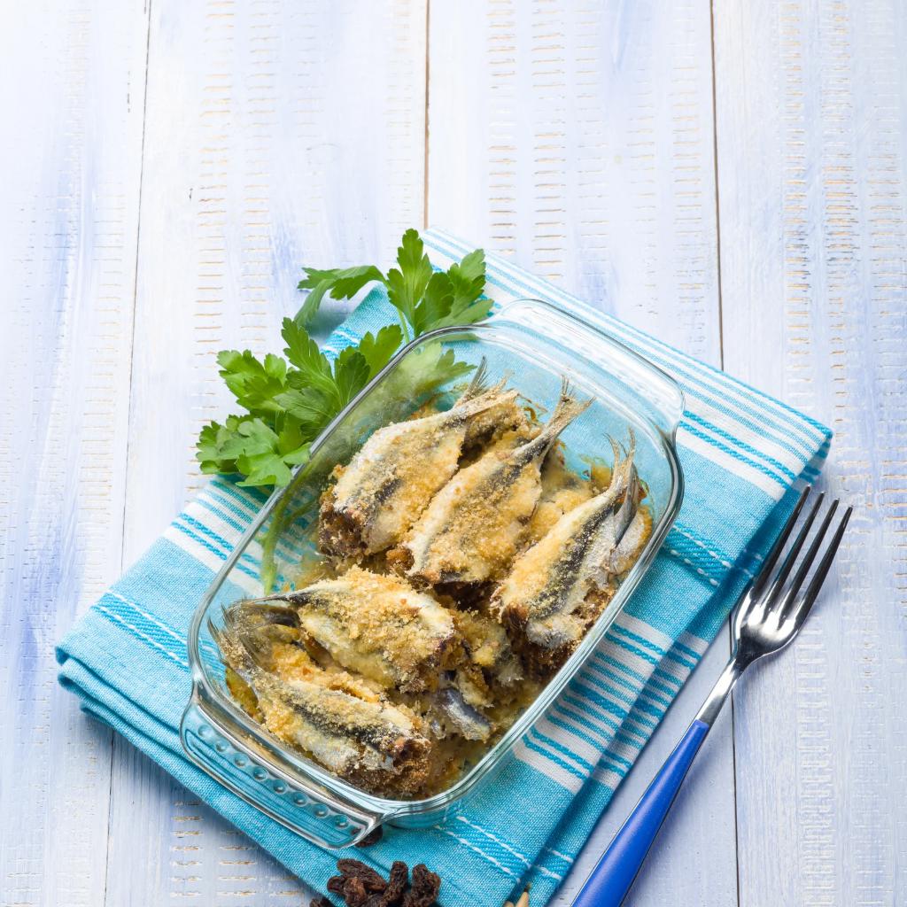 Sarde a beccafico