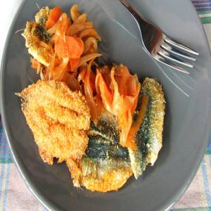 Sardine impanate