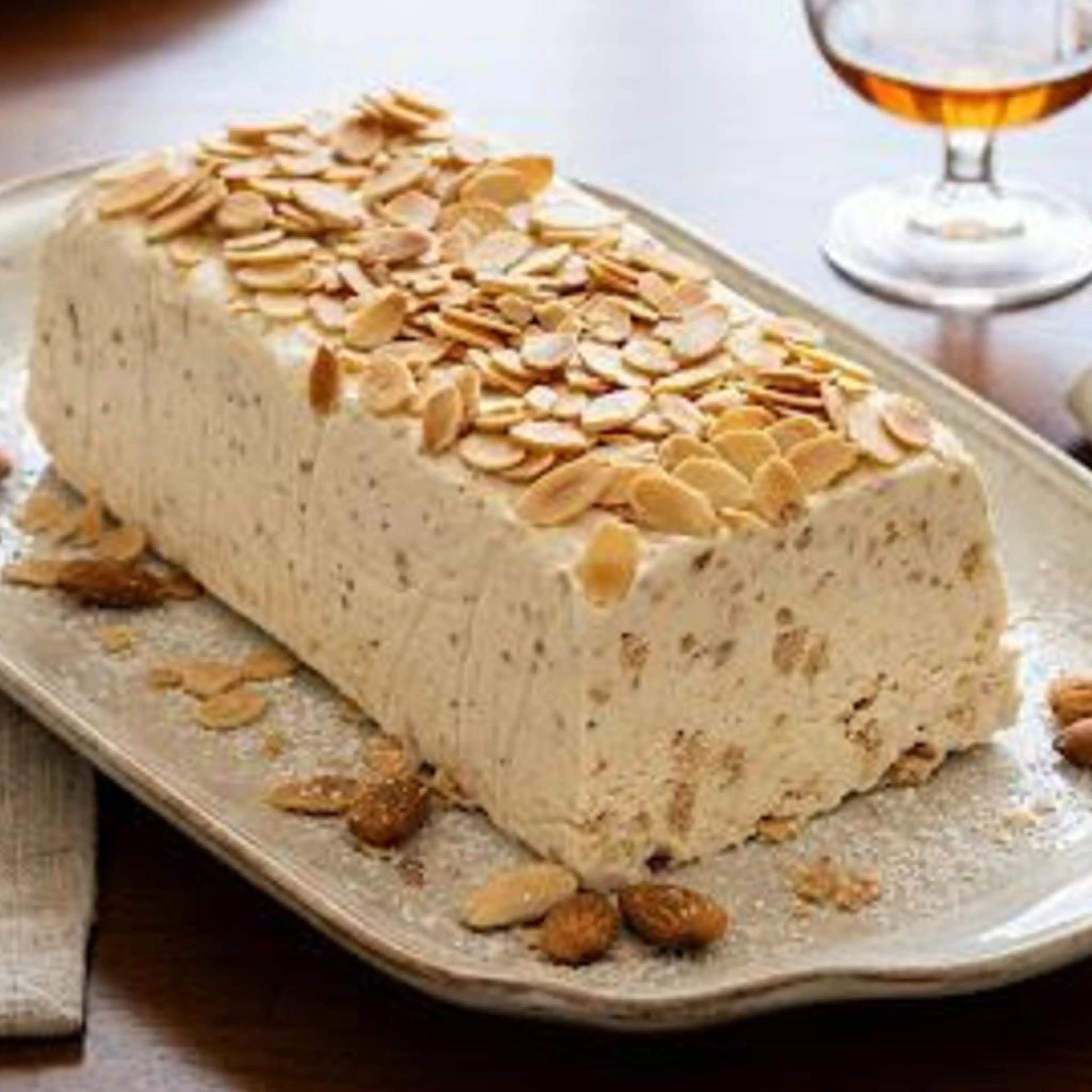 Semifrío de turrón