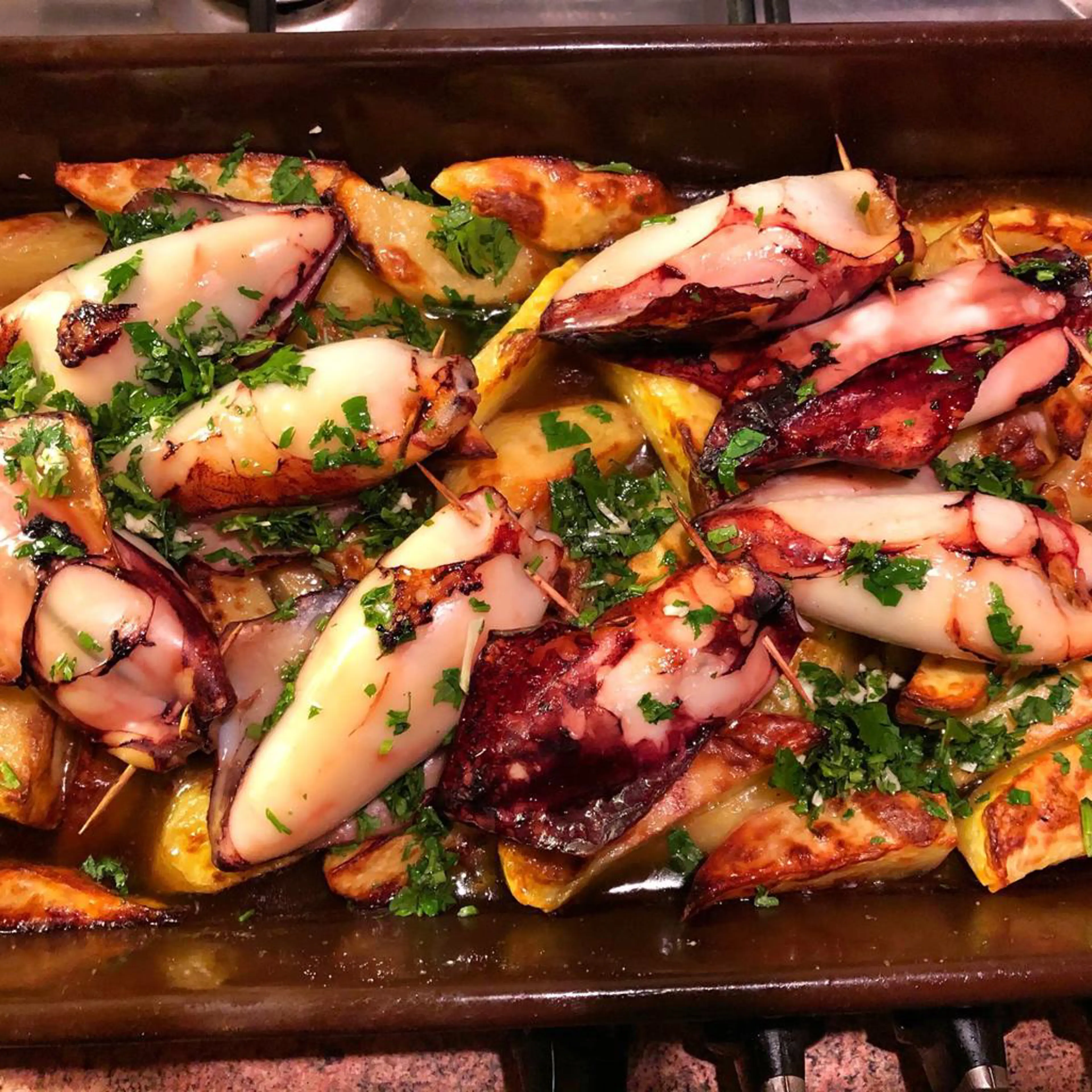 Baked Stuffed Cuttlefish