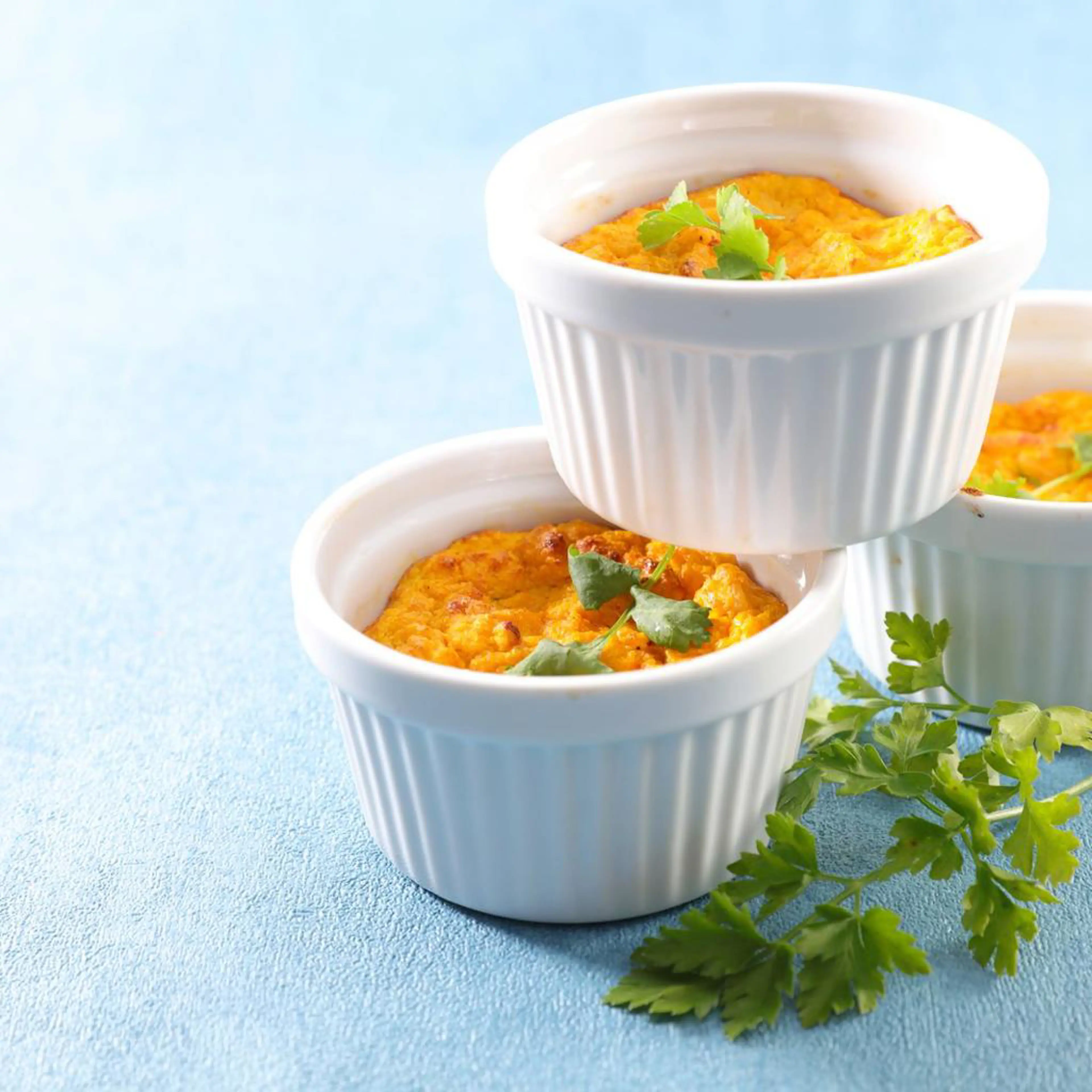 Pumpkin flans