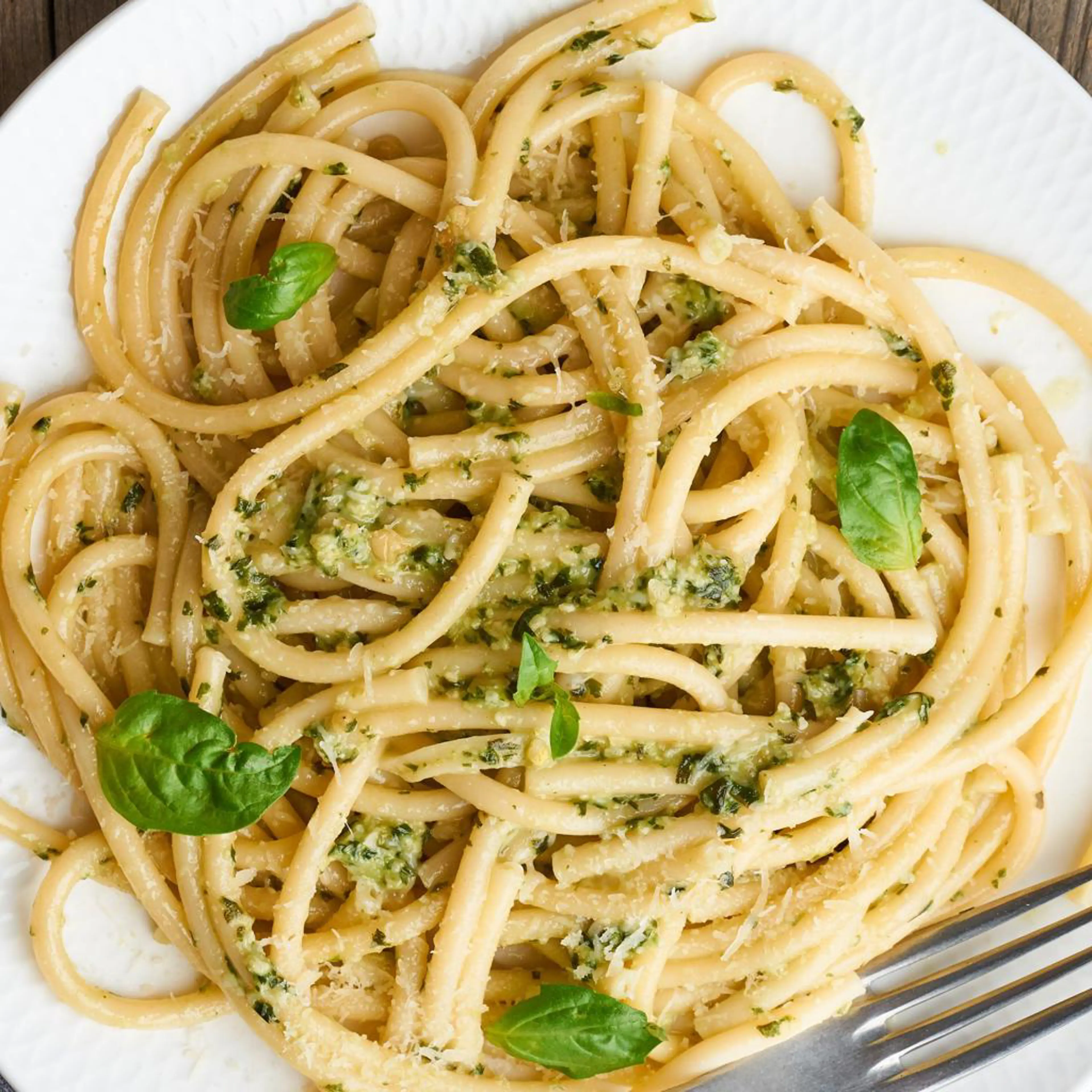 Spaghetti mit Kräutern
