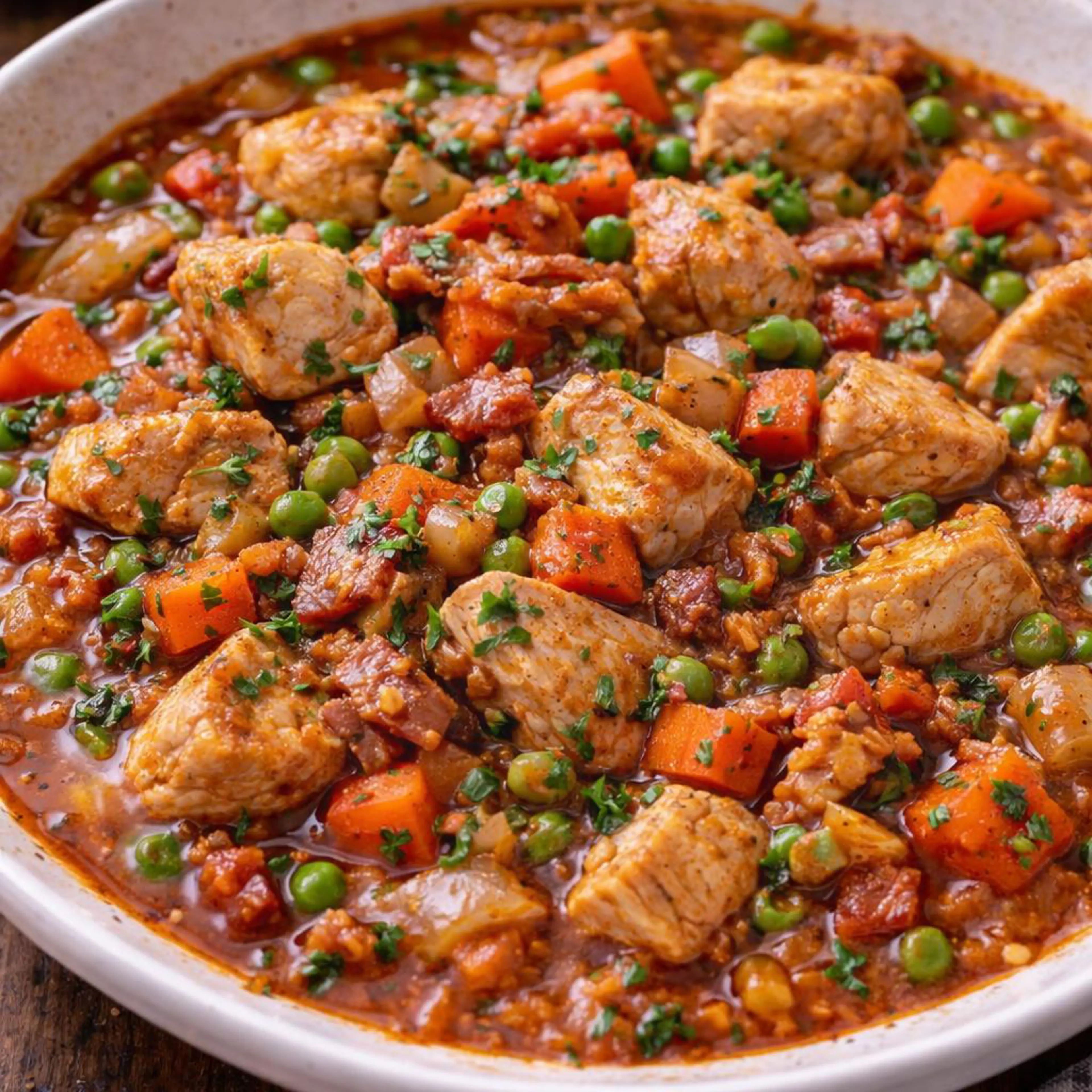 Сочное тушёное мясо индейки