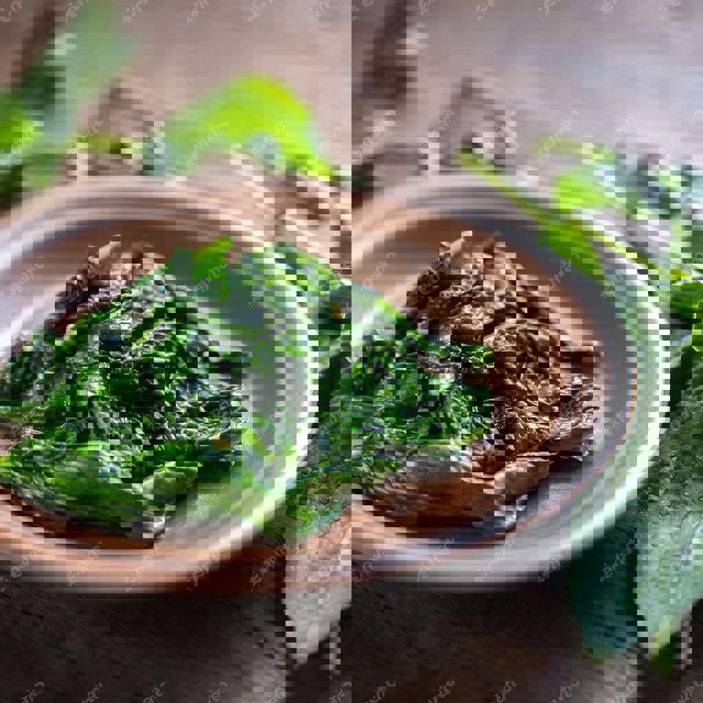 Spenót serpenyőben