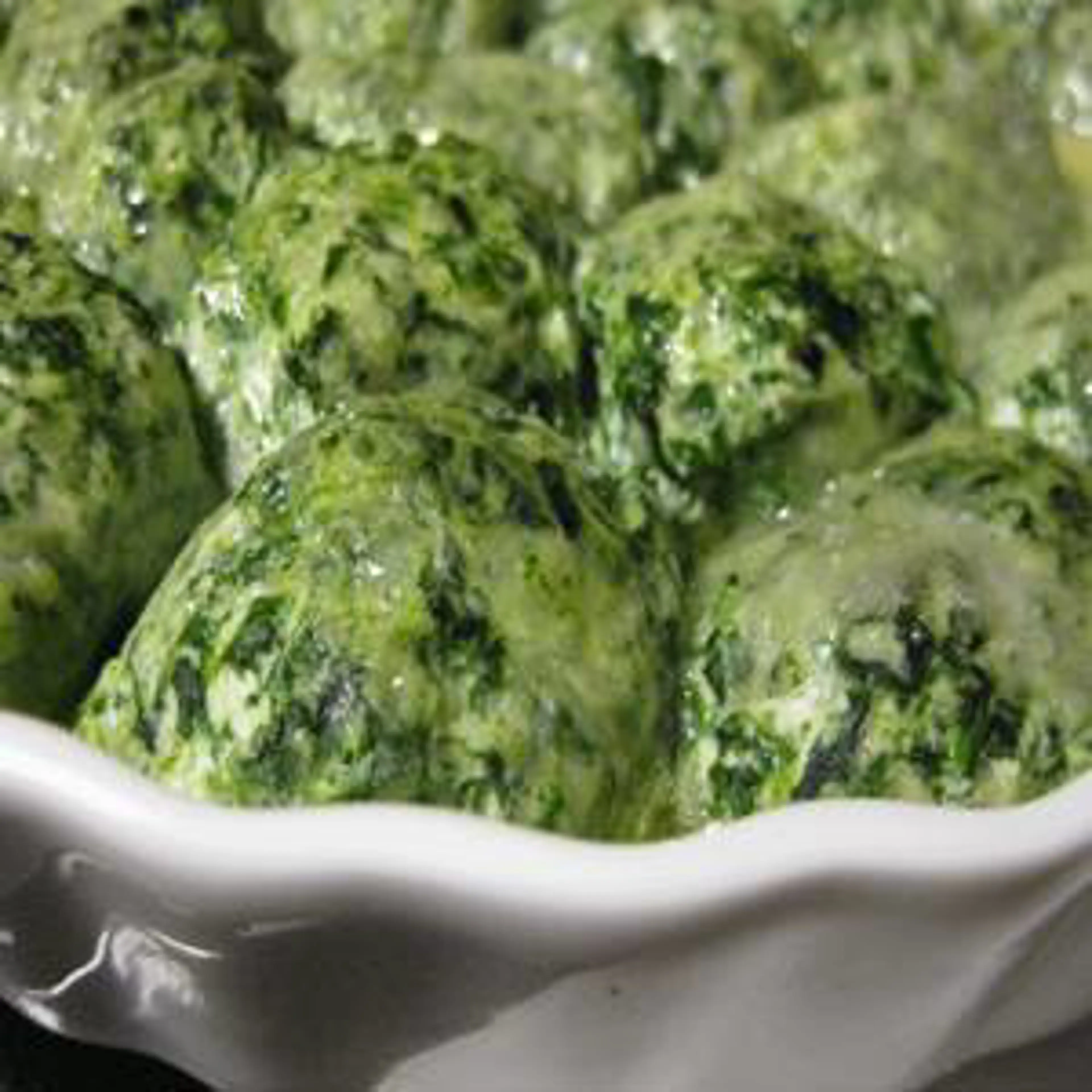 Spinach in White Sauce