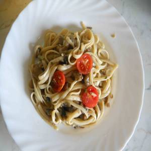 Tagliatelle padlizsánnal