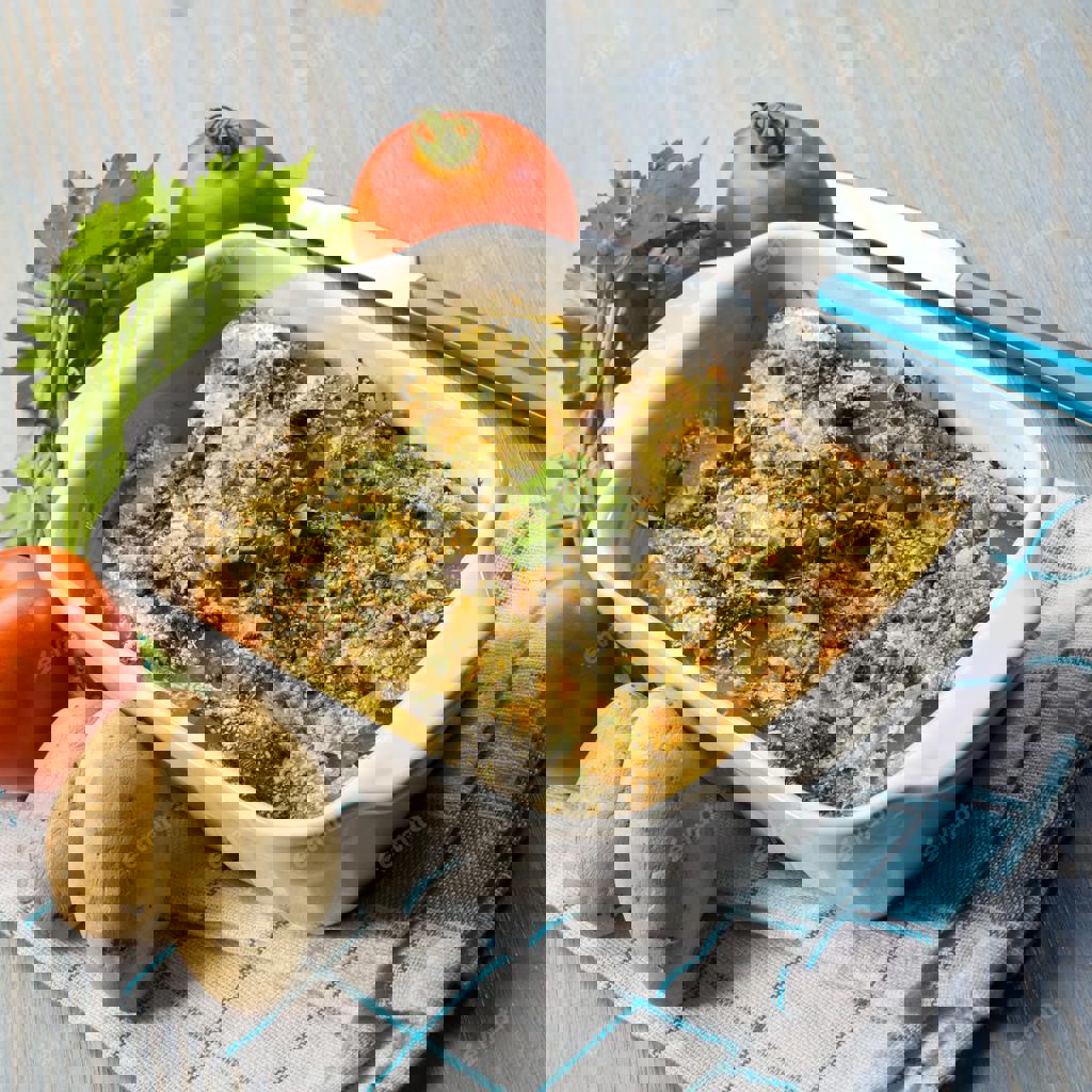 Tiella di alici e patate