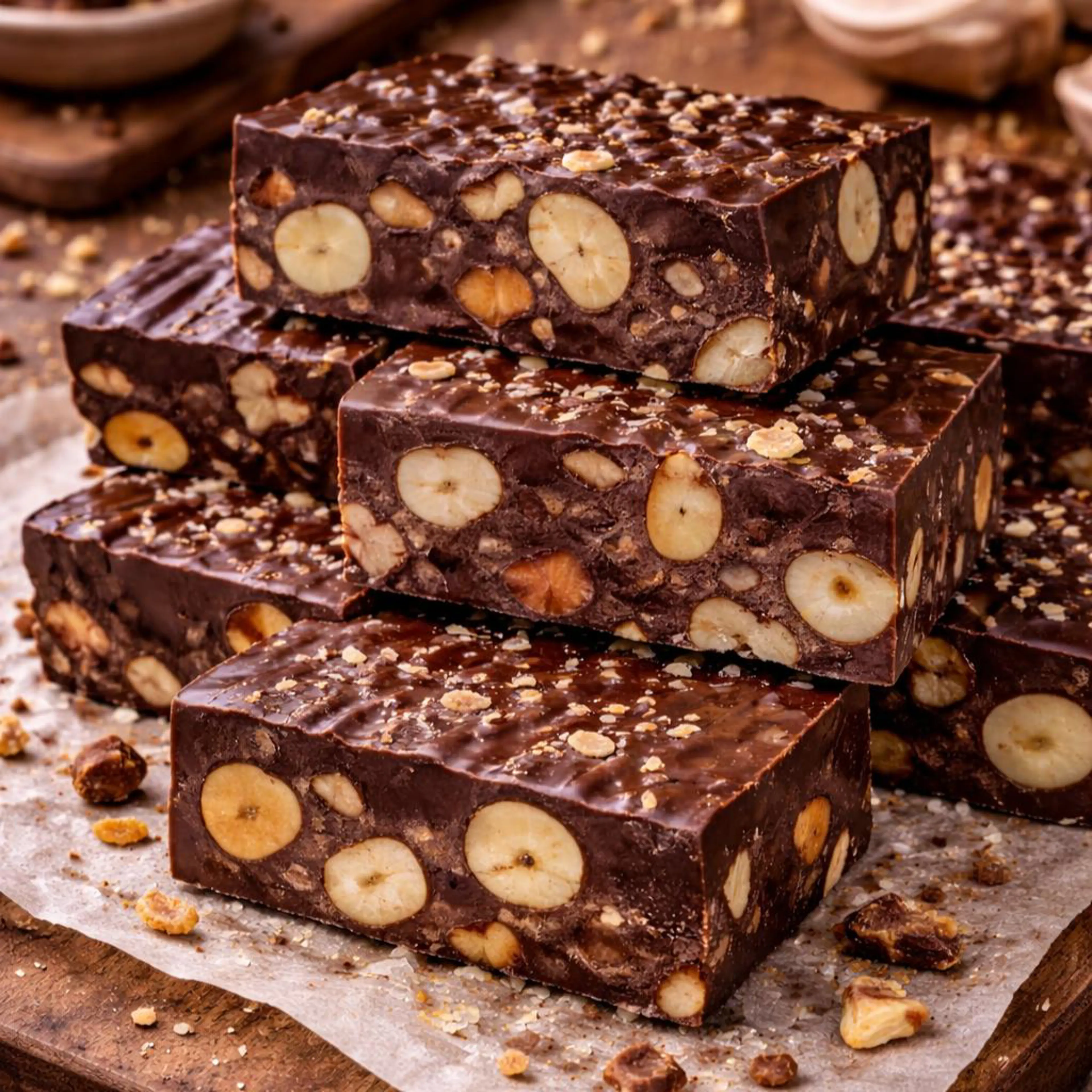 Nougat au chocolat