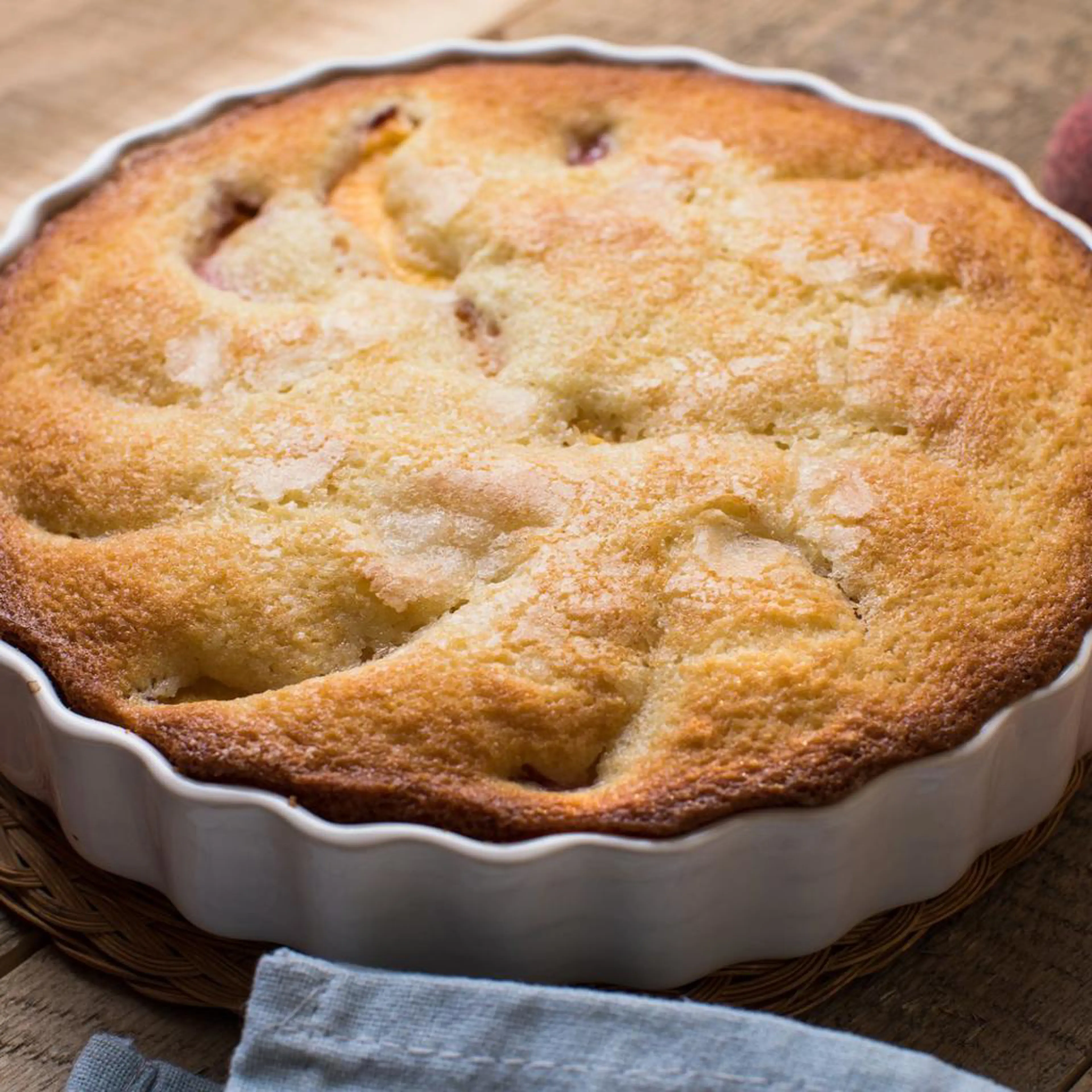 Peach cake