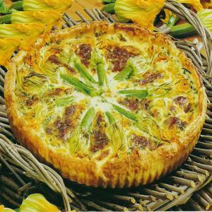 Zucchini Flower Pie
