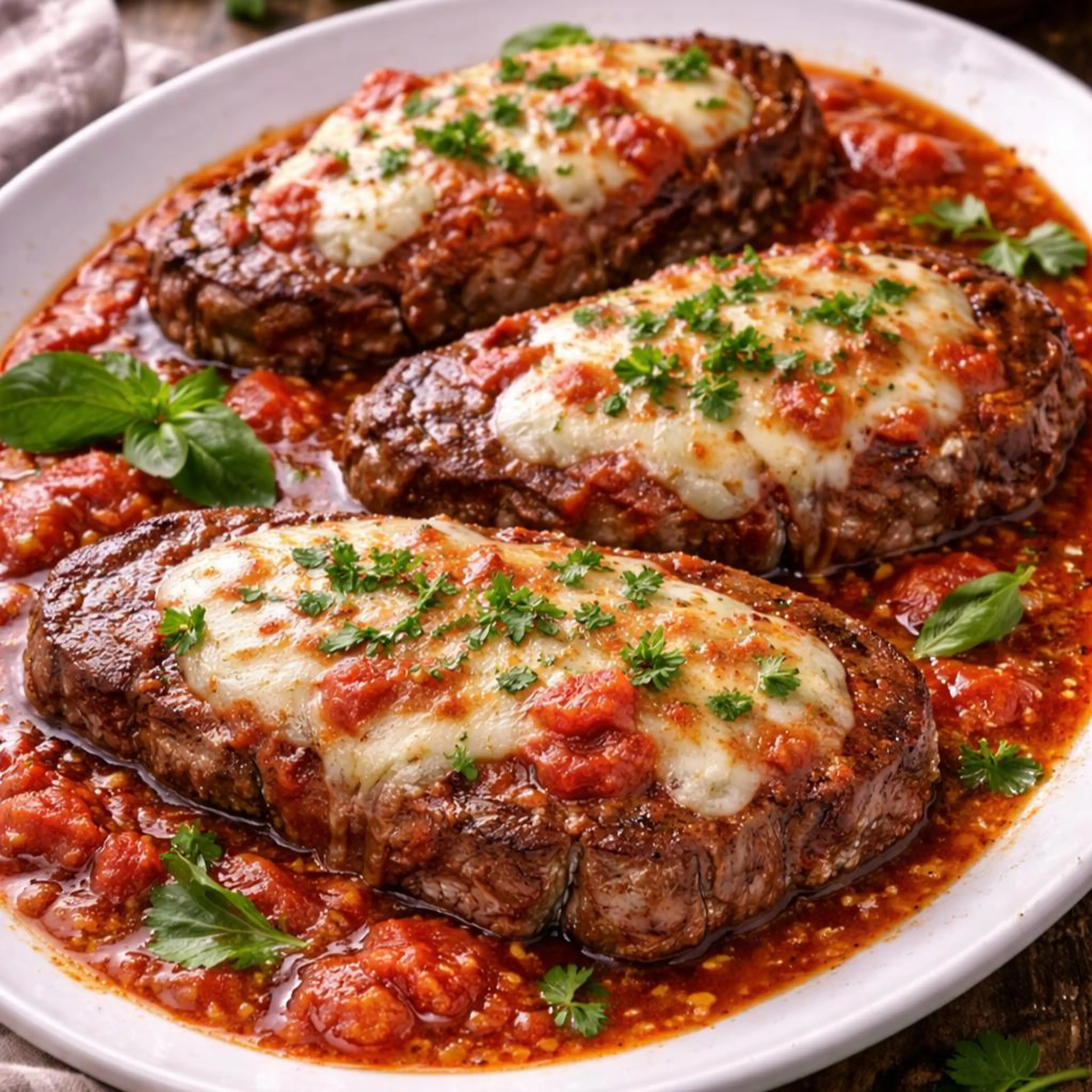 Biefstukken pizzaiola