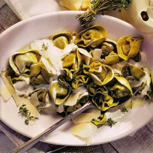 Tortelli Con Formaggio Bianco Alla Grigia