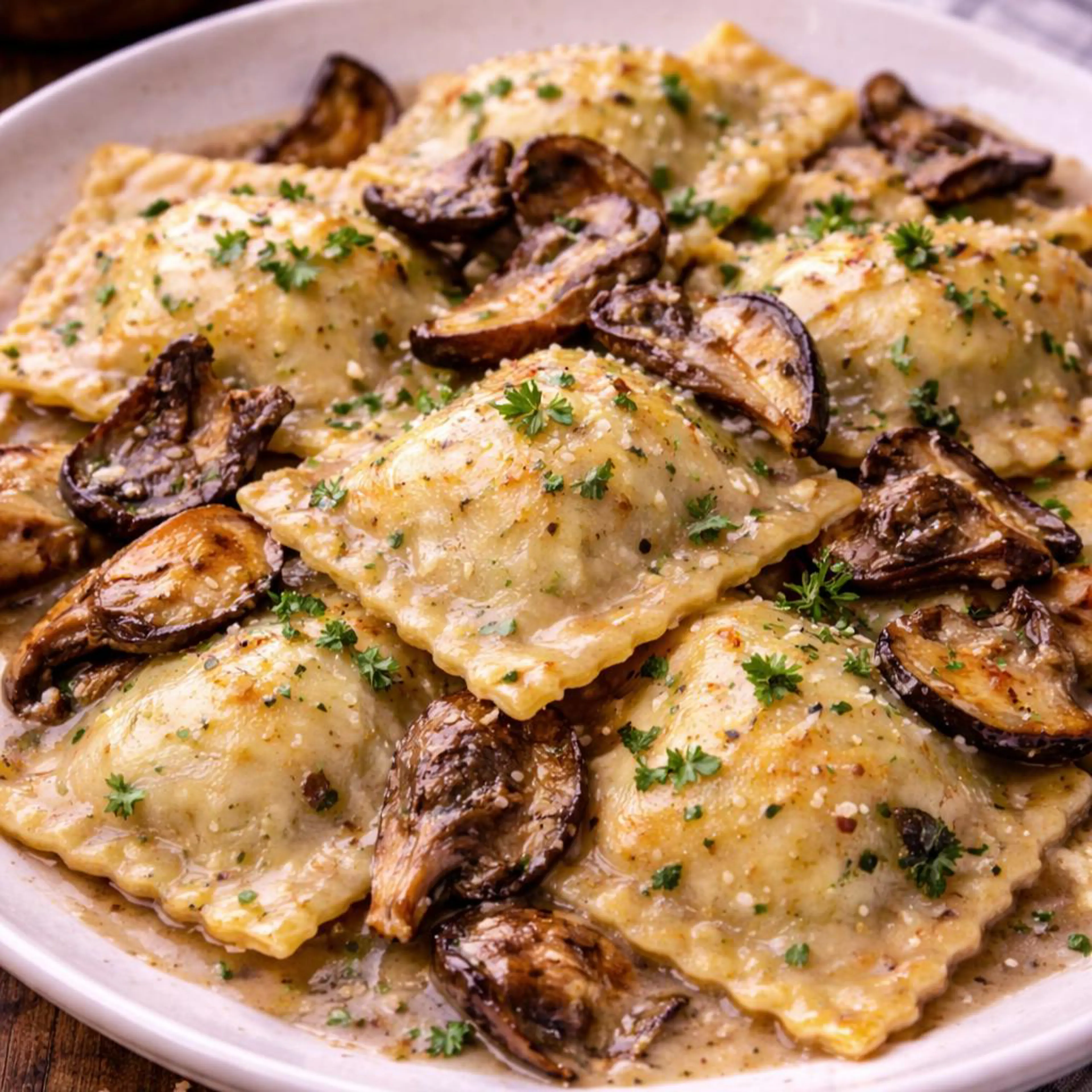 Tortelli di patate ai porcini