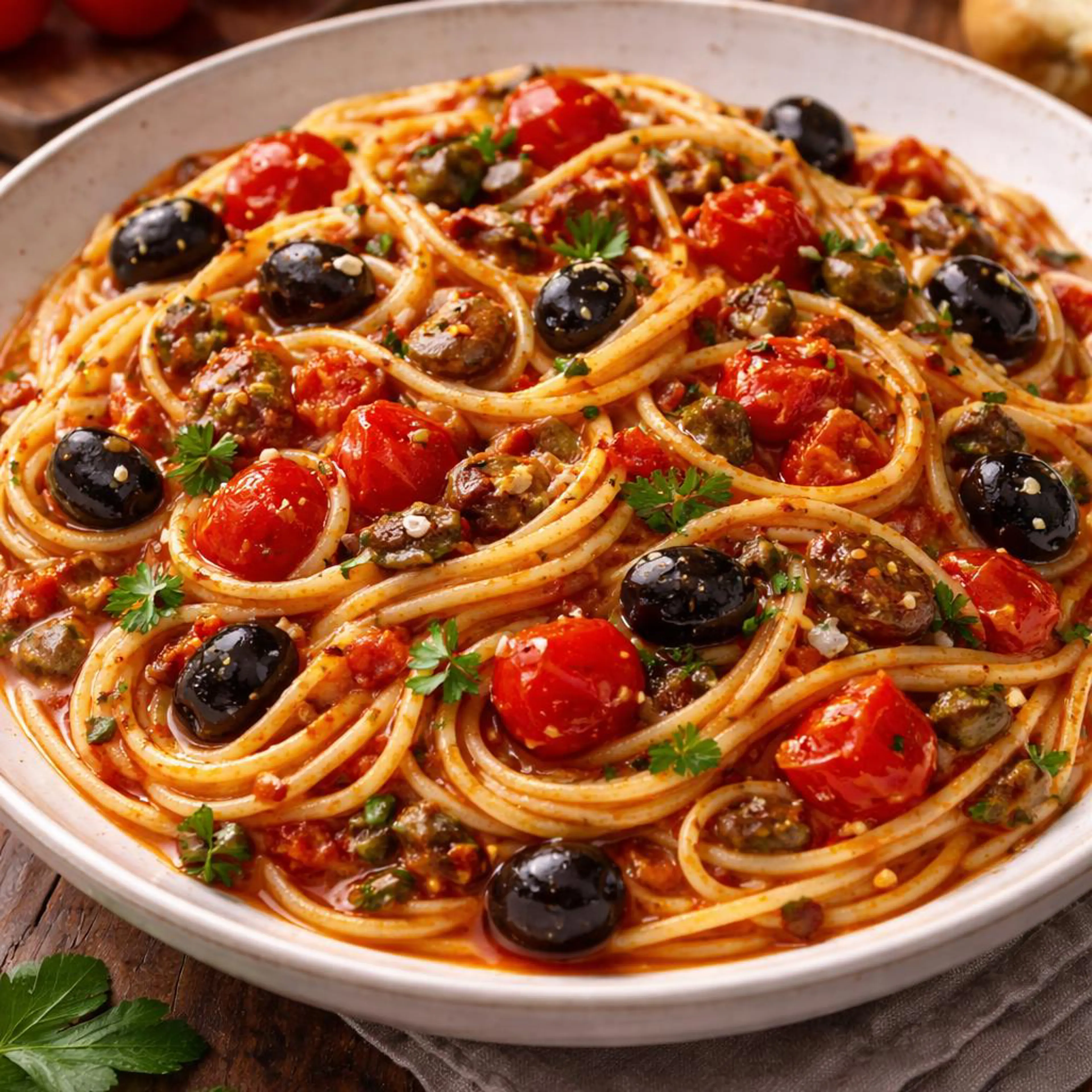 Vermicelli alla puttanesca