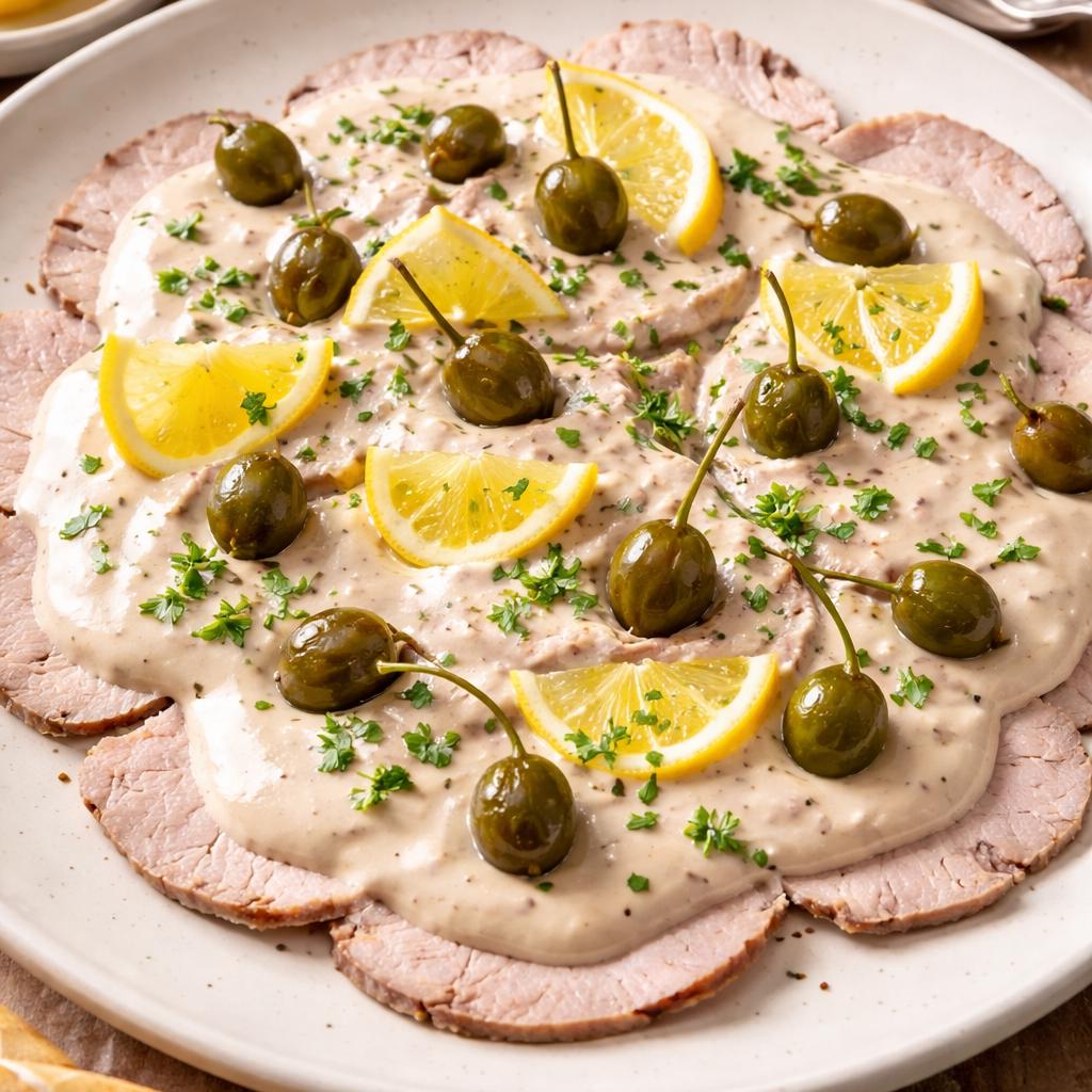 Veau tonnato chaud