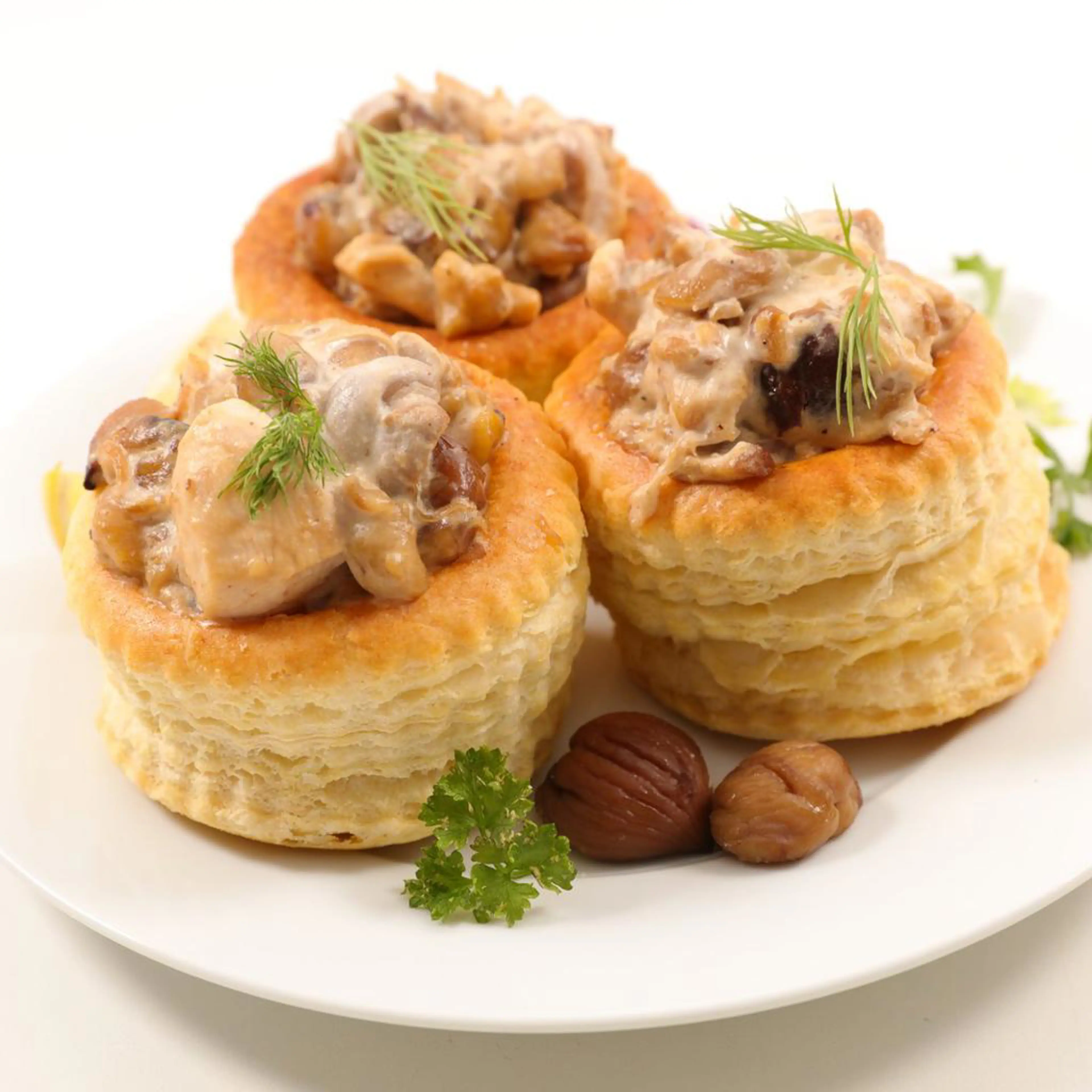 Mantarlı vol-au-vent