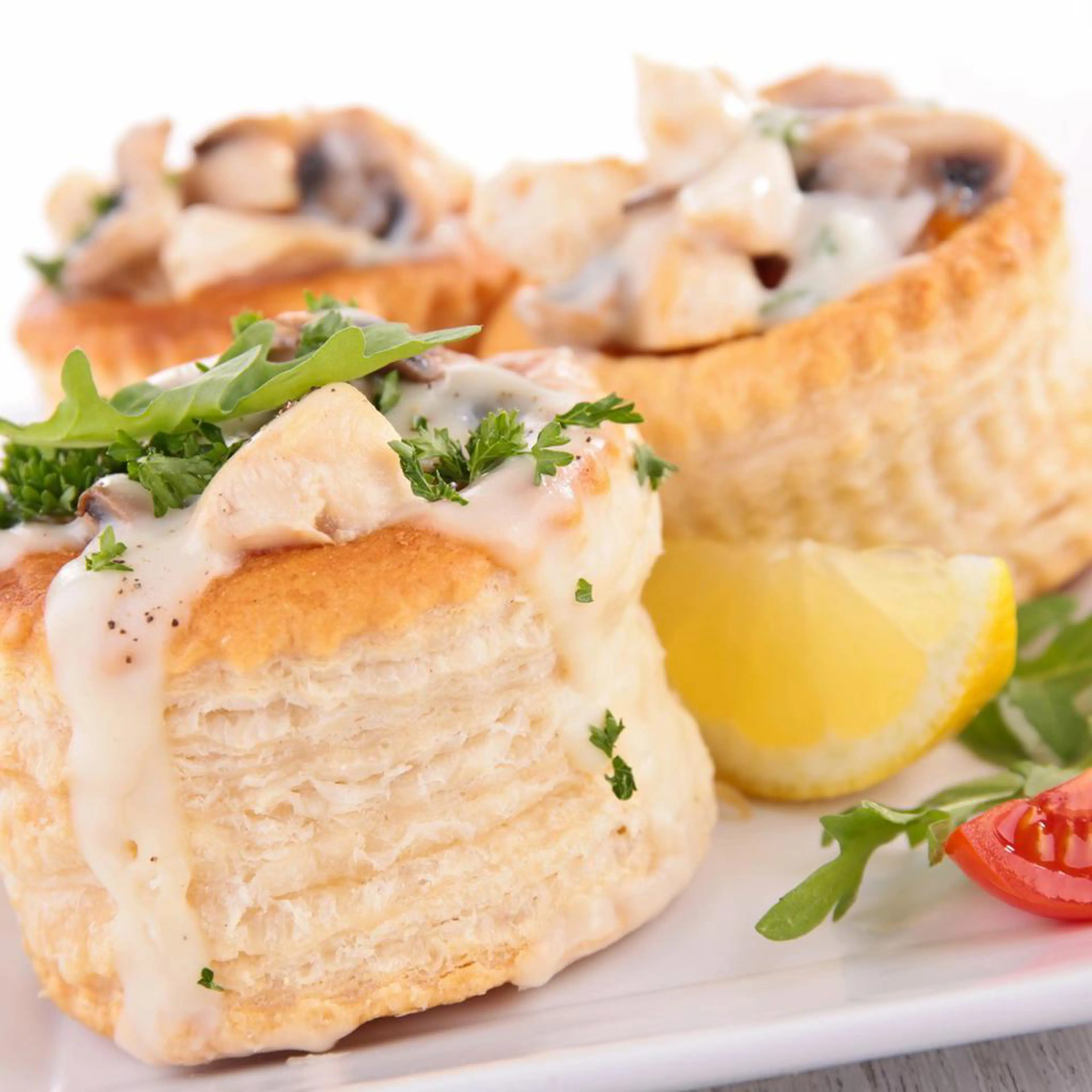 Vol-au-vent com frango