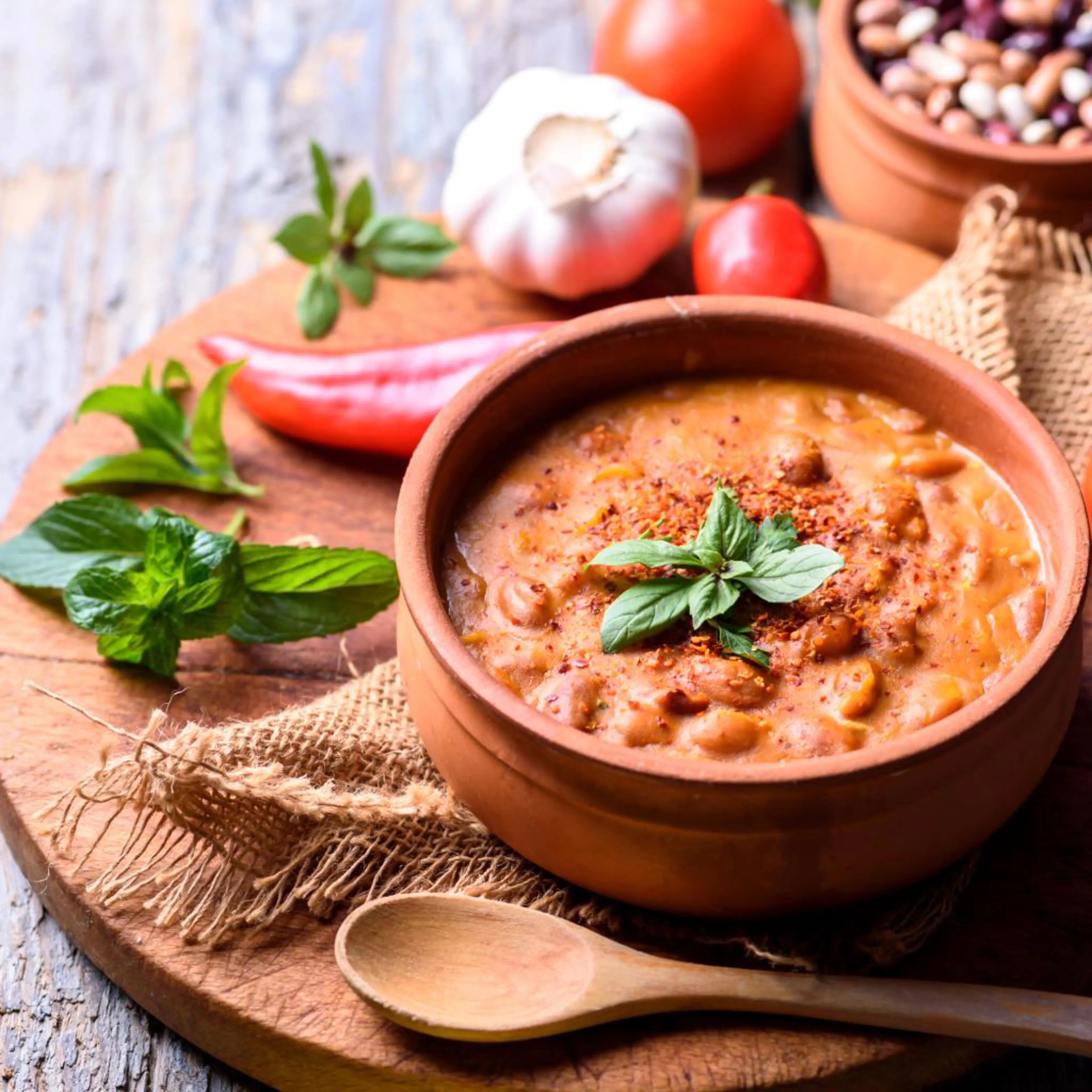 Zupa fasolowa z curry