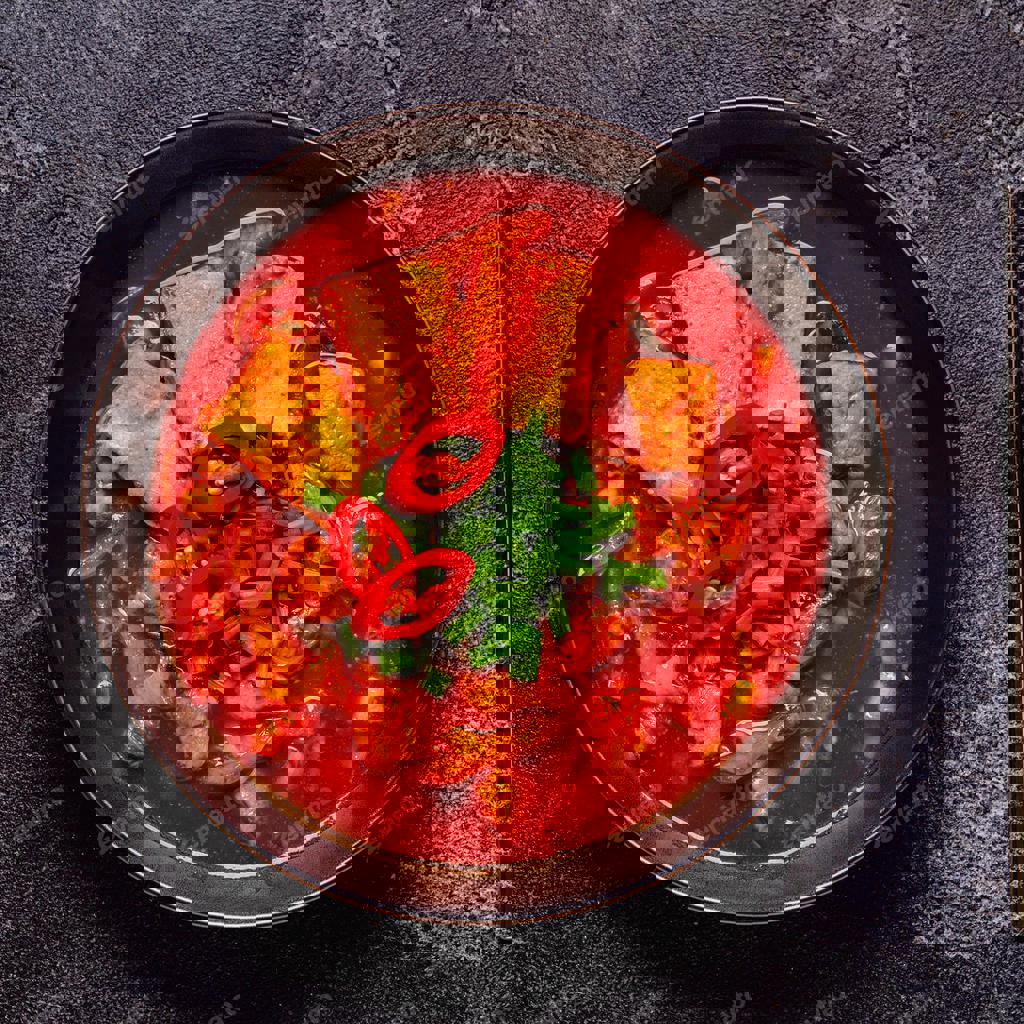 Zuppa di tofu piccante