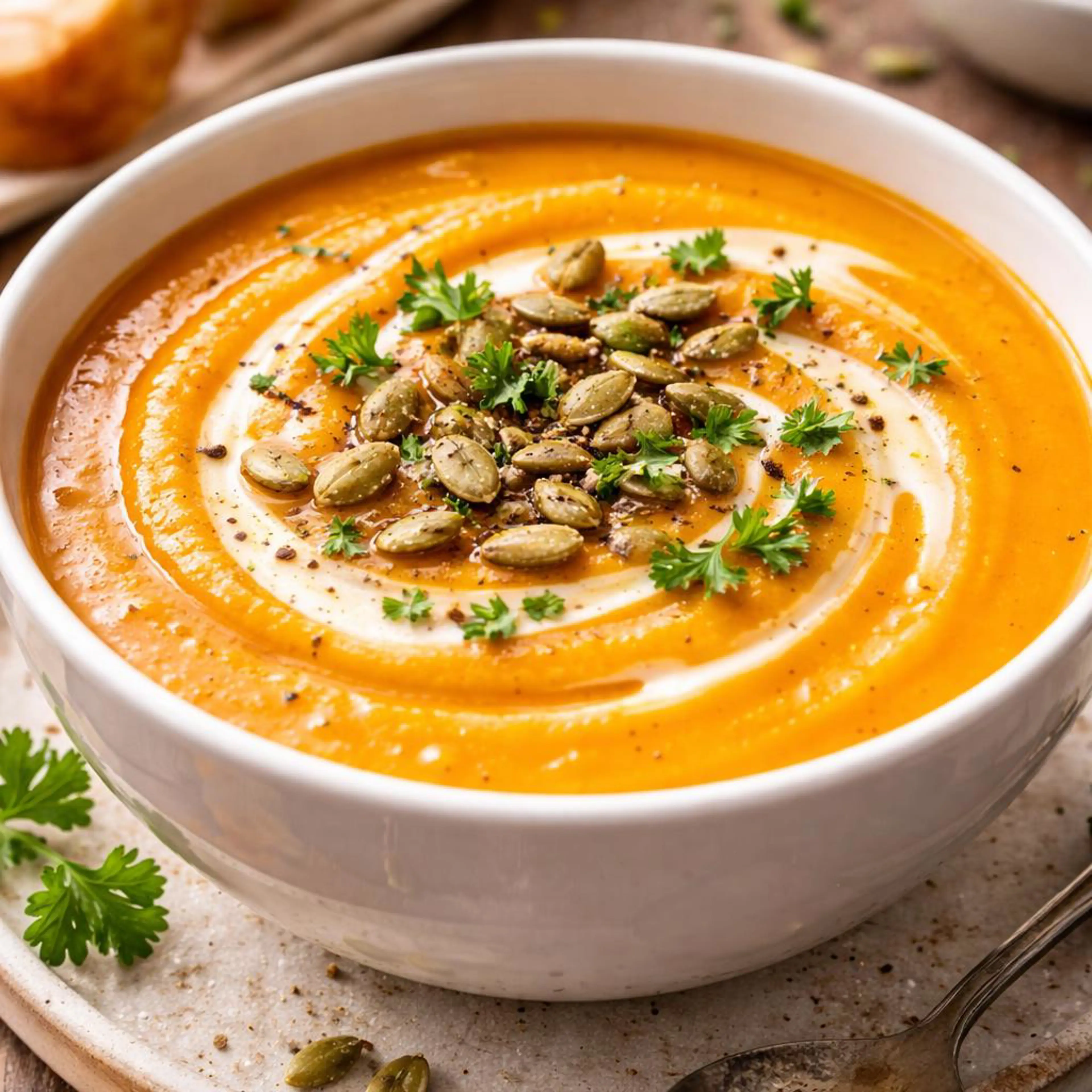 Kürbissuppe