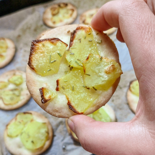 Pizzette sin levadura