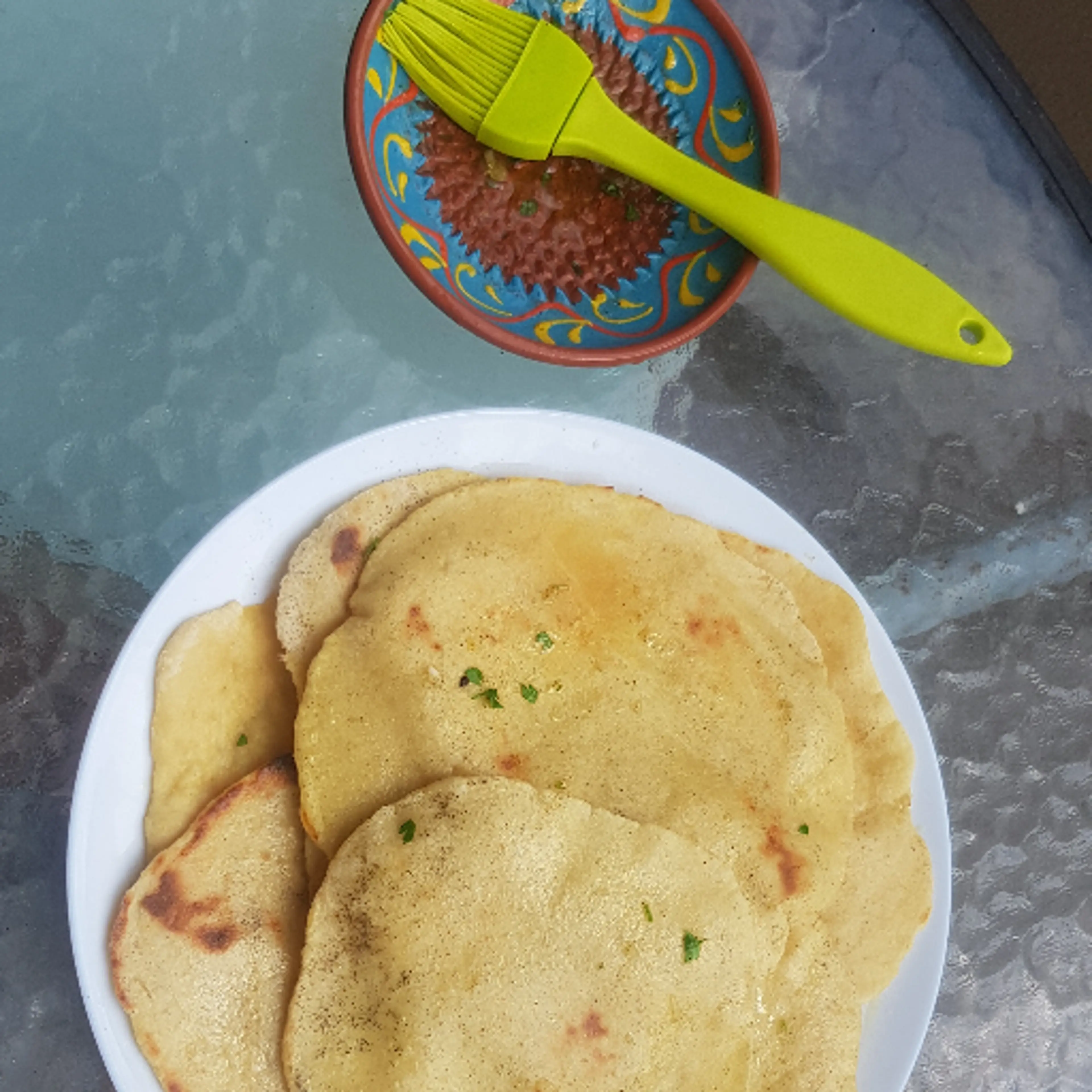 Naan-Brot aus Khorasan-Weizen