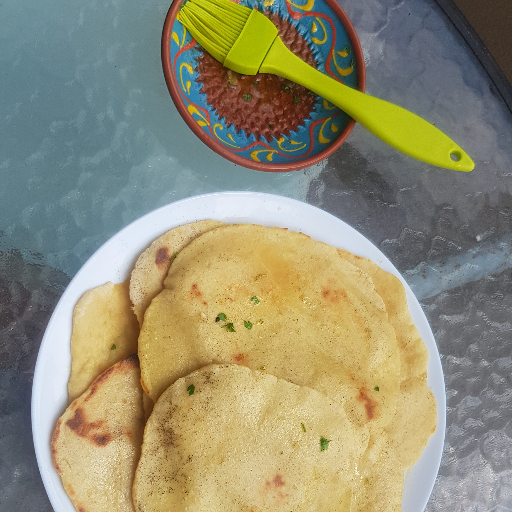 Pane naan di grano khorasan
