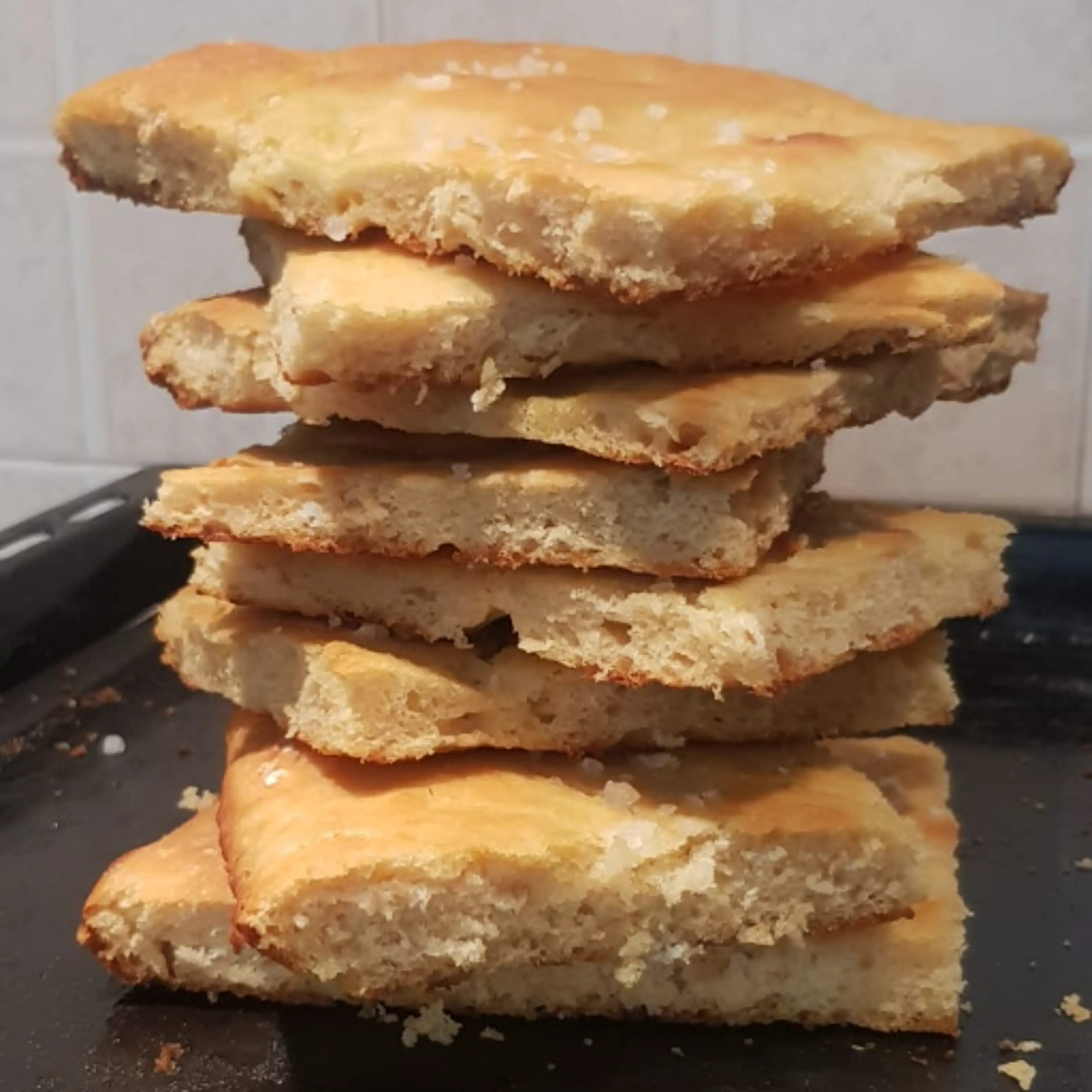 Crunchy flatbread