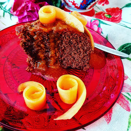 Torta vegana con banane e  cioccolato fondente
