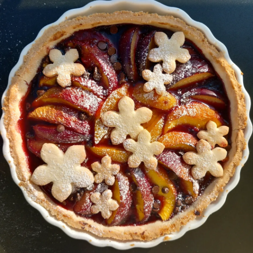 Crostata met alleen eiwitten zonder gluten en zonder lactose