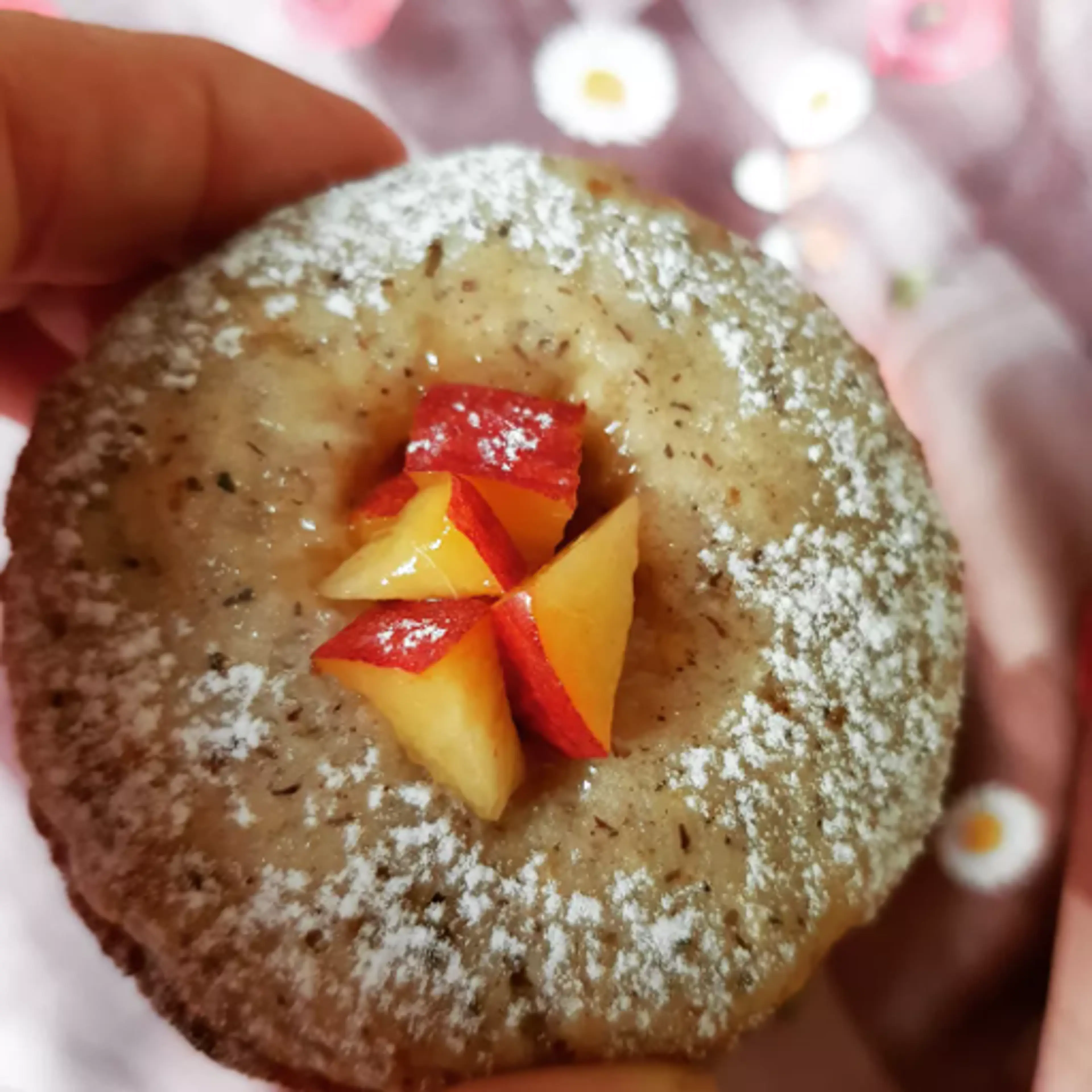 Doughnuts with Greek yogurt and buckwheat. Lactose-free and gluten-free.