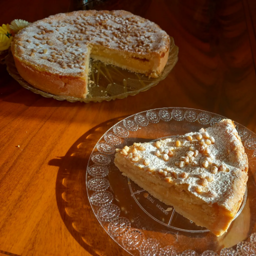 Torta della nonna senza glutine e senza lattosio