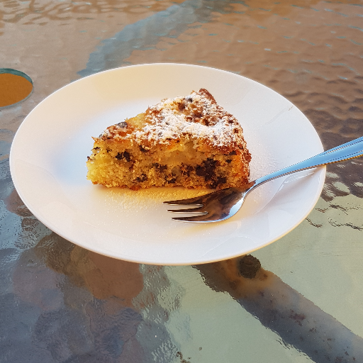 Torta alle pere e gocce di cioccolato