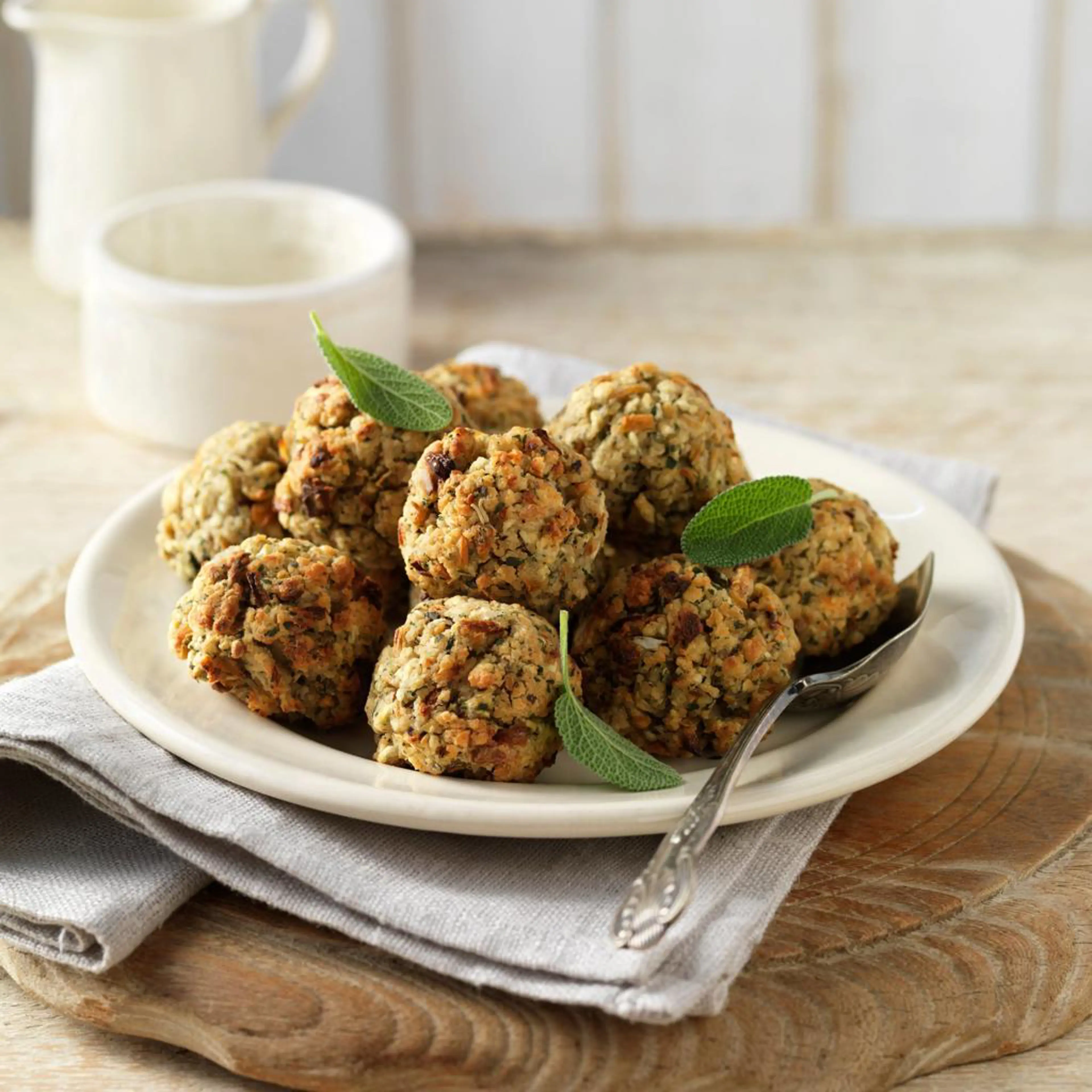 Bolinhos de espinafres e batatas