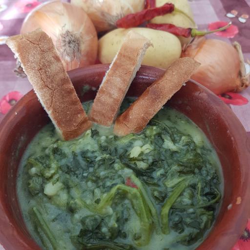 Broccoli and Potato Soup.