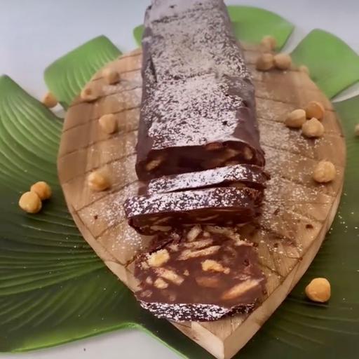 Vegan Chocolate Salami