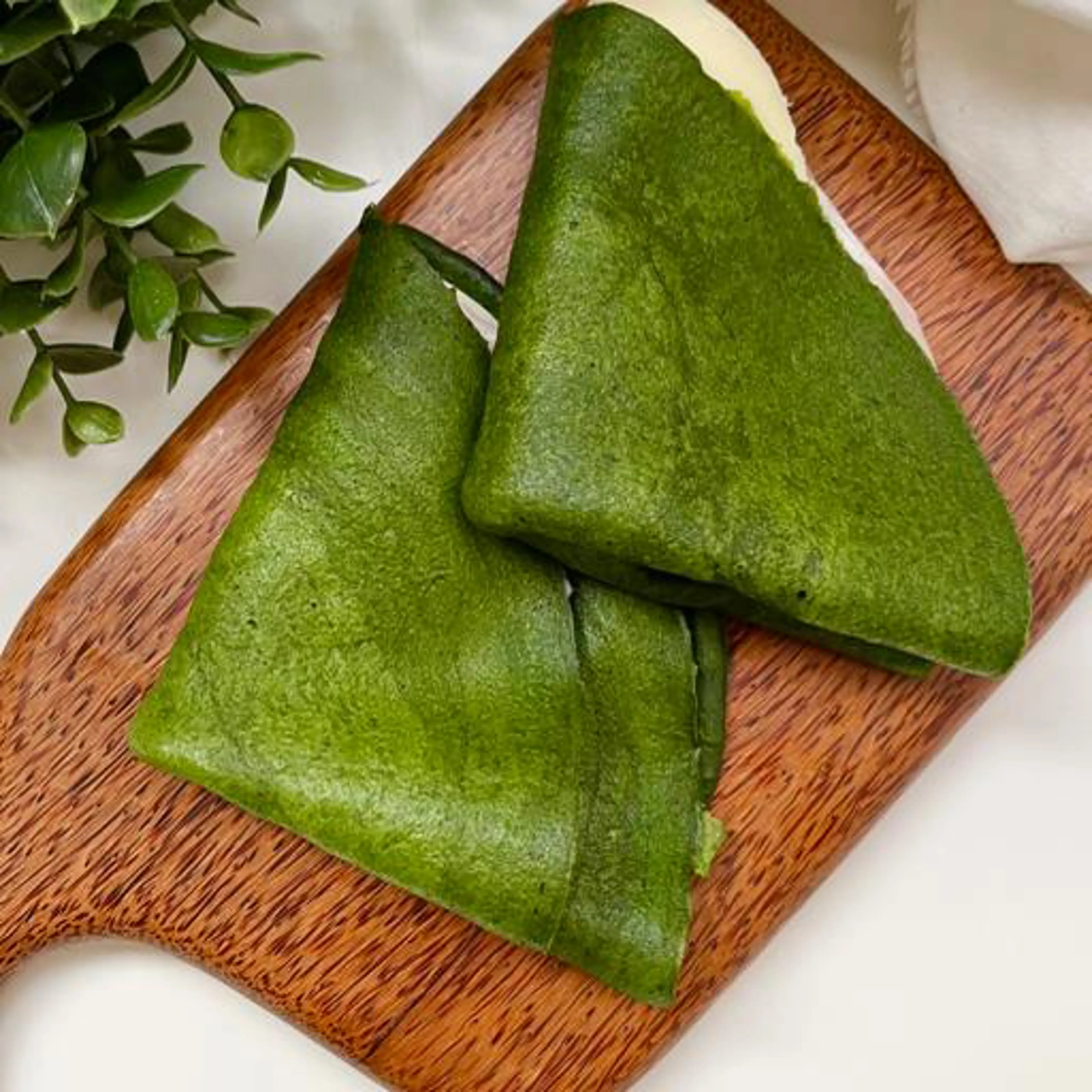 Spinach crepes