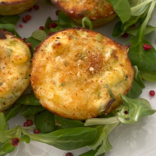Purjolök- och potatisbakelser