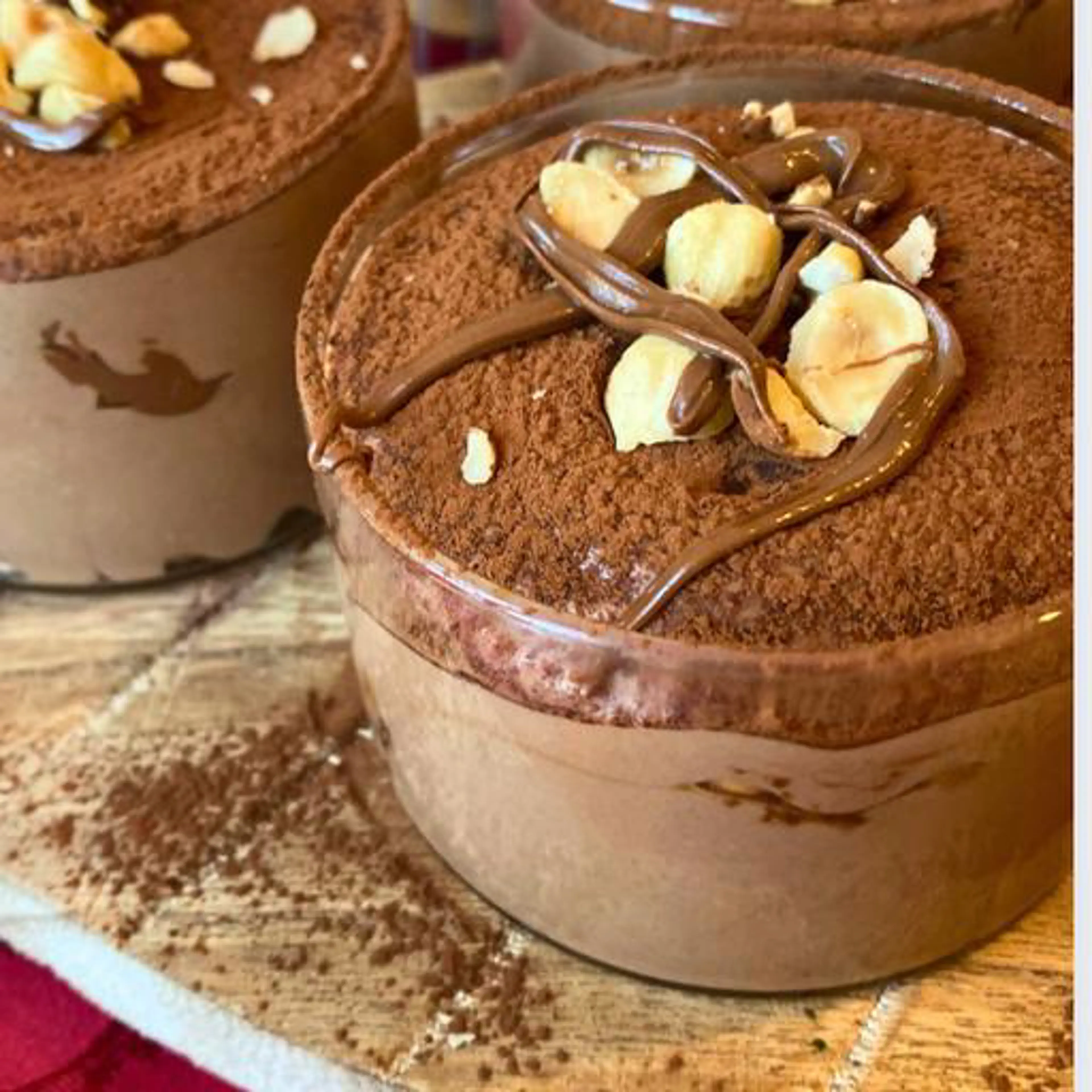 Vegan Nutella tiramisu!